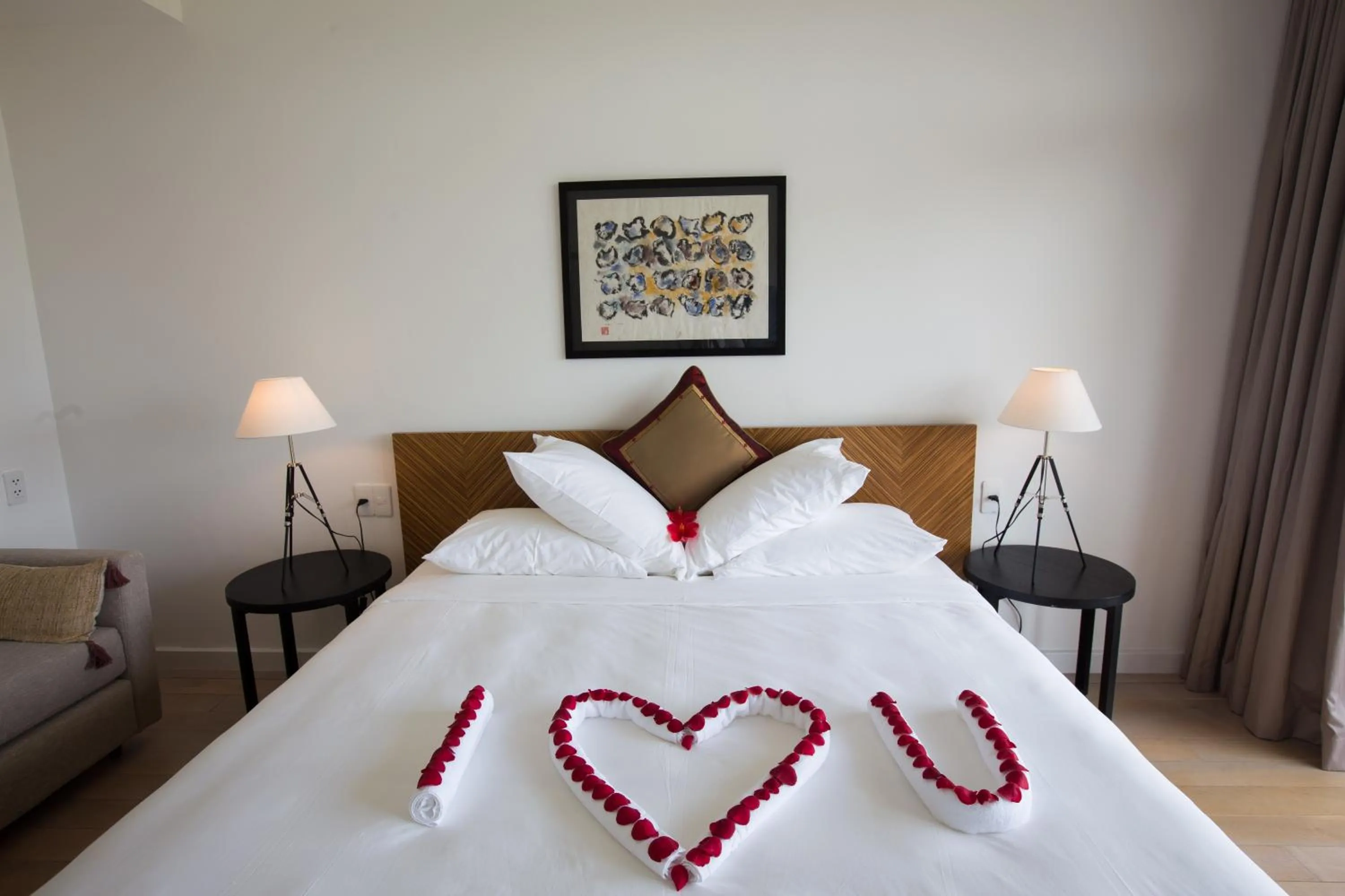 Bed in Montgomerie Links Hotel & Villas