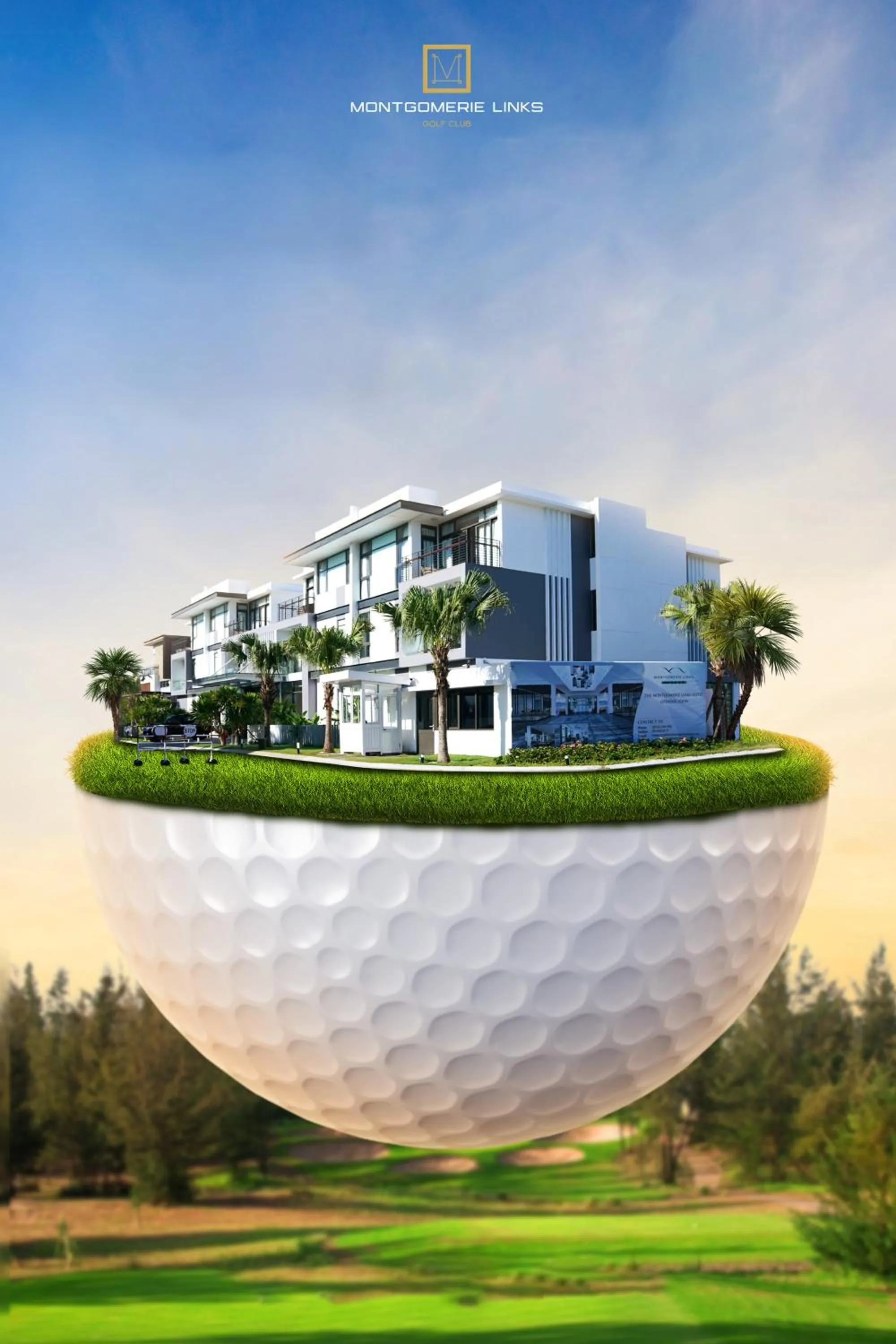 Golfcourse in Montgomerie Links Hotel & Villas