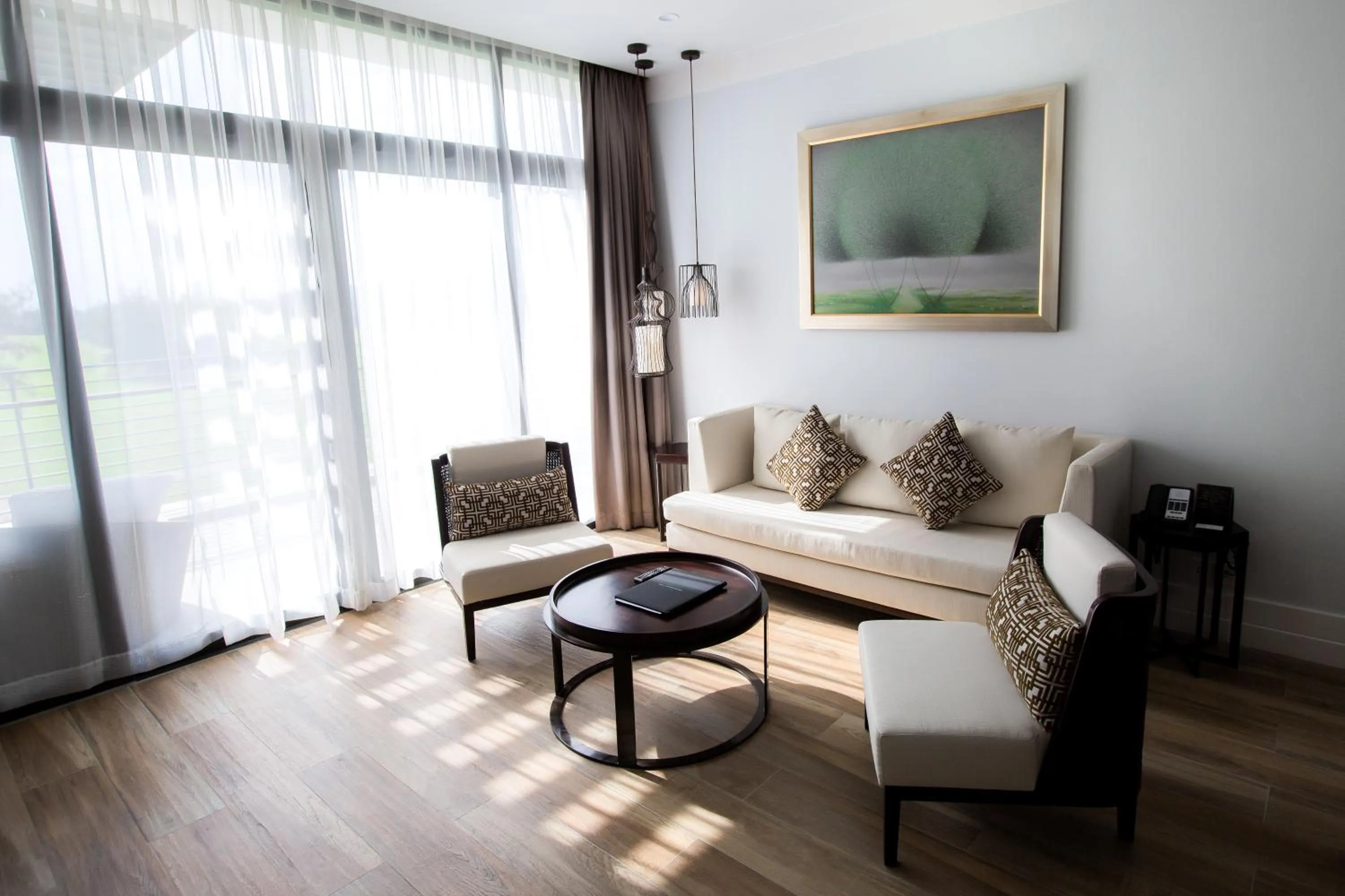 Living room in Montgomerie Links Hotel & Villas