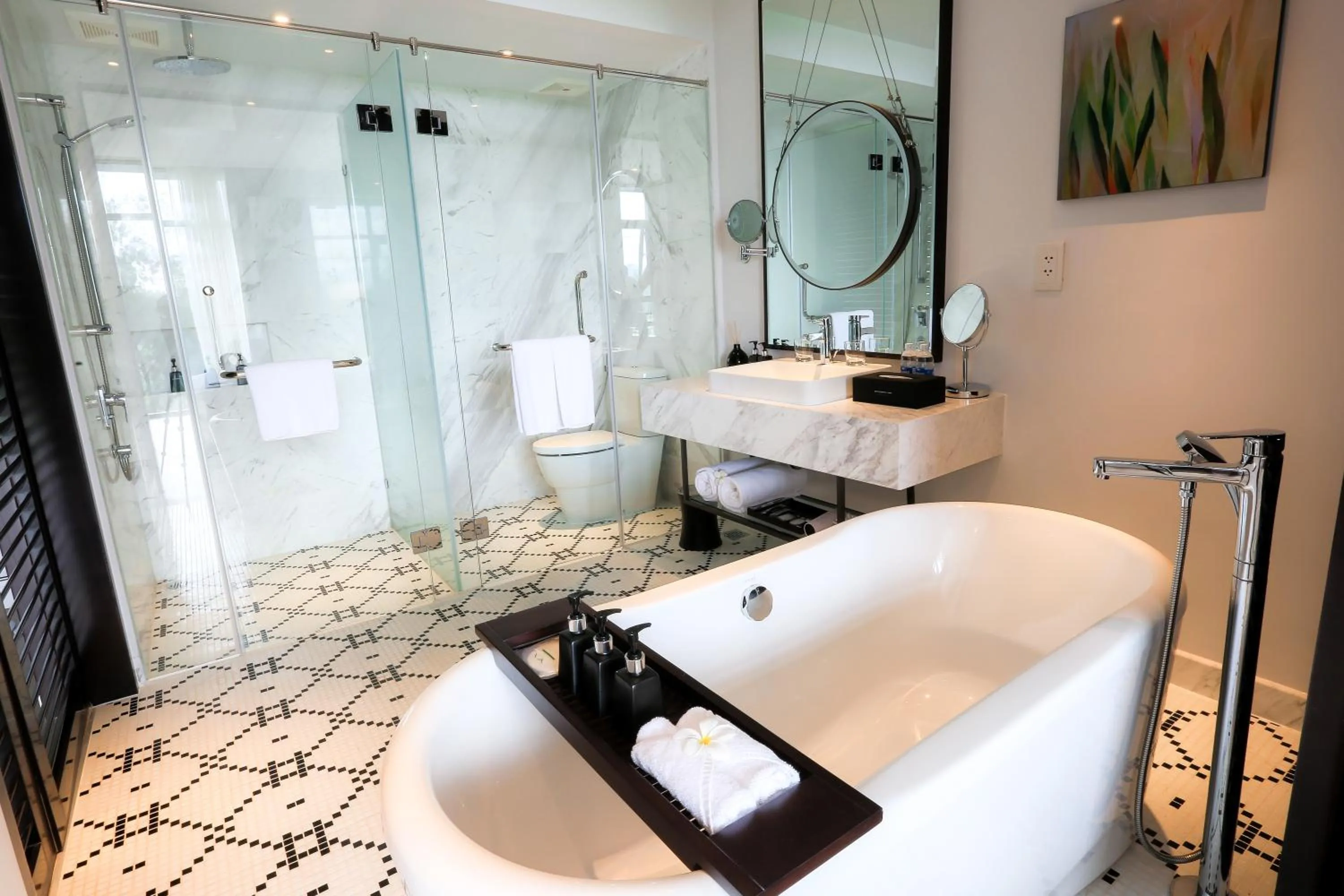 Shower in Montgomerie Links Hotel & Villas