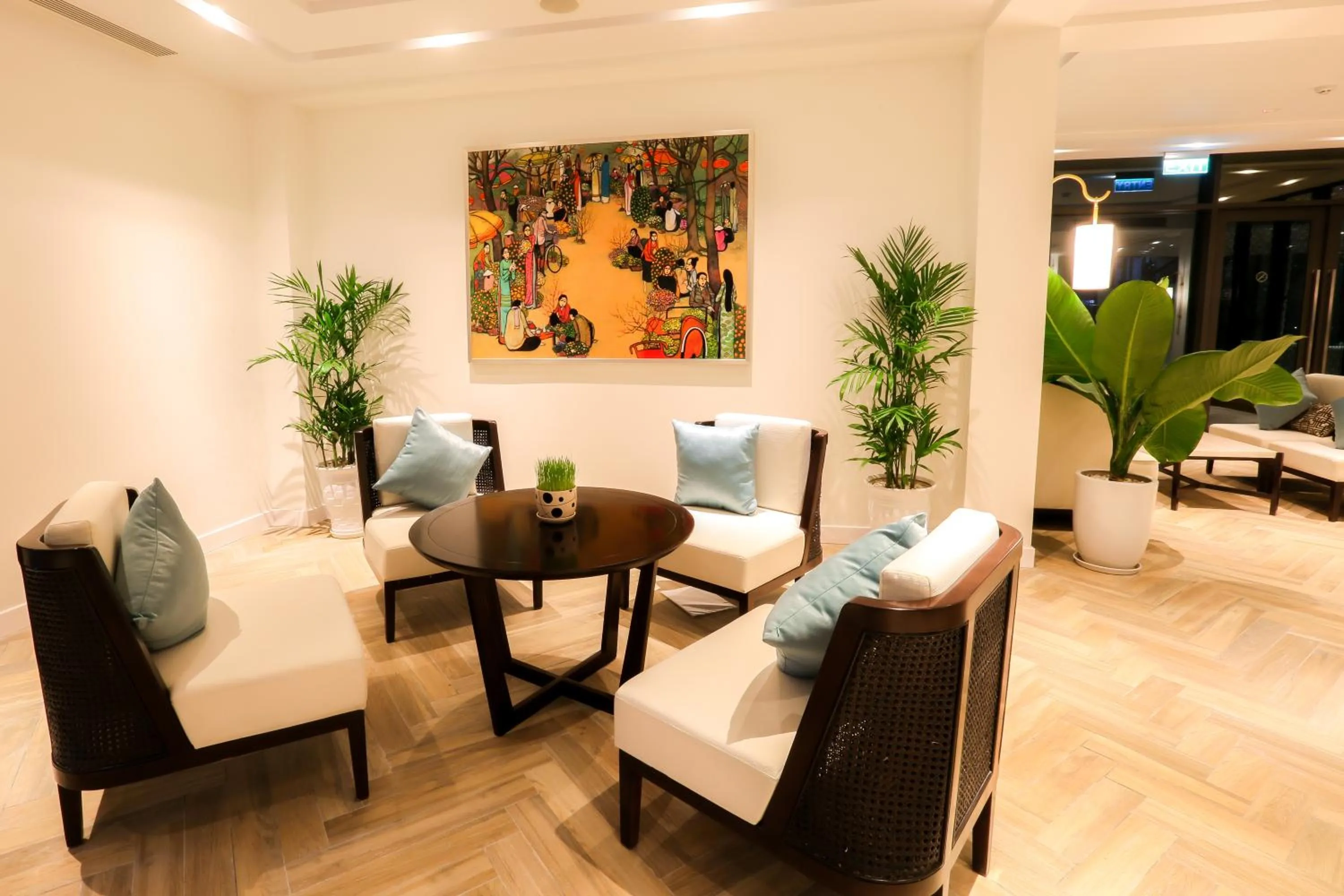 Communal lounge/ TV room in Montgomerie Links Hotel & Villas