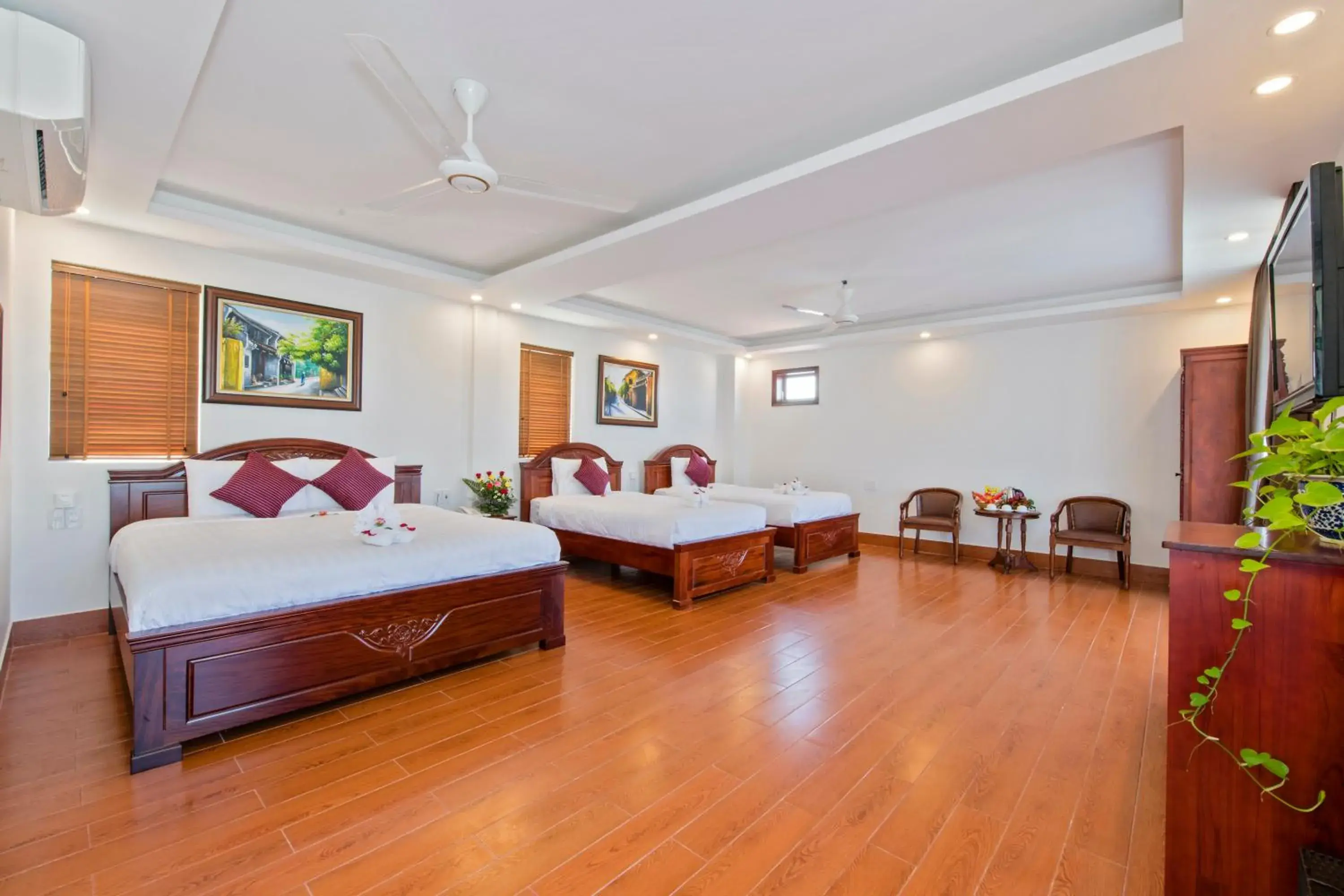 Family Room with Balcony in Bonsai Villa Hoi An Family Room with Balcony in Bonsai Villa Hoi An