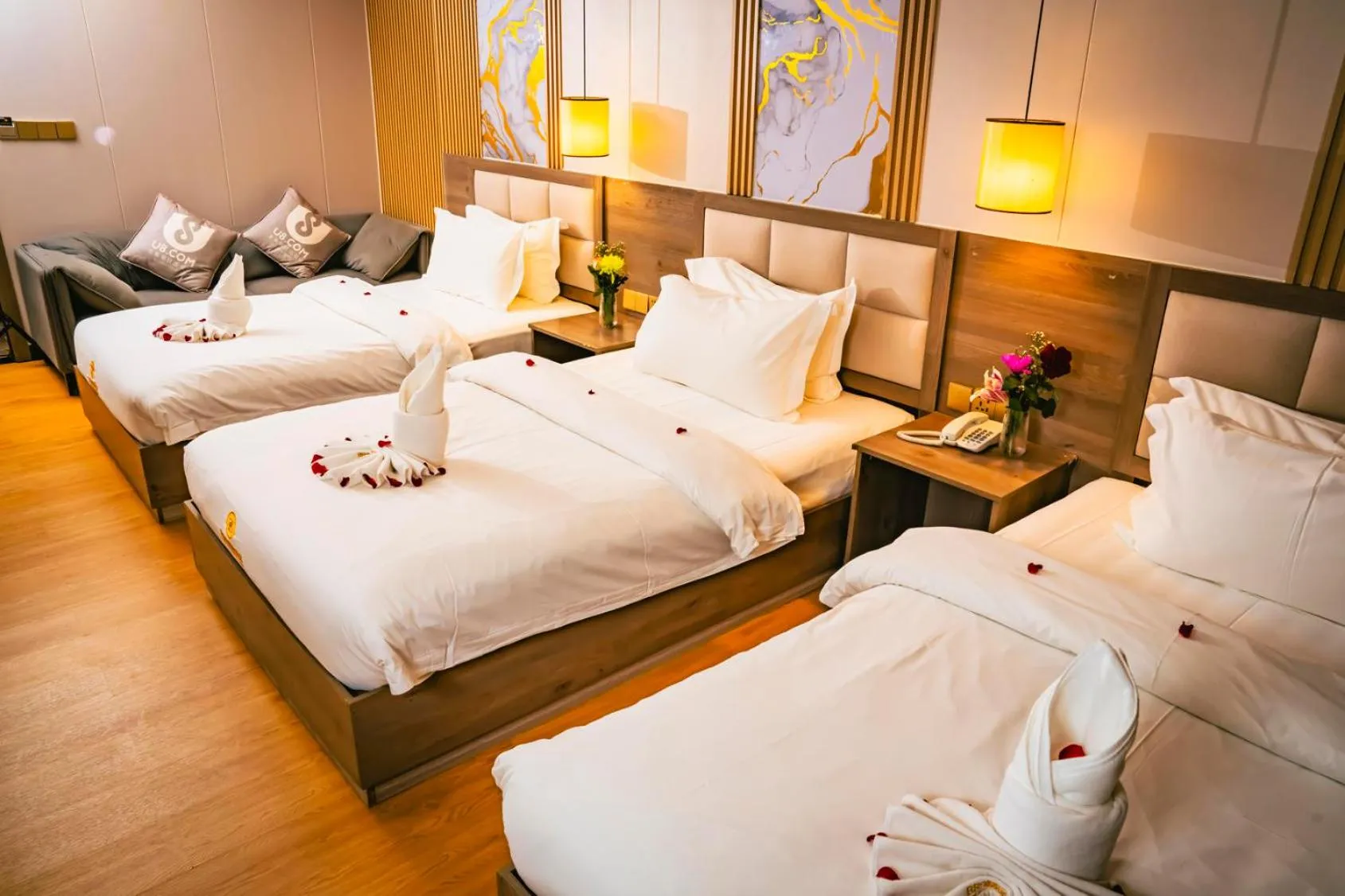 Bed in 889 Boutique Hotel