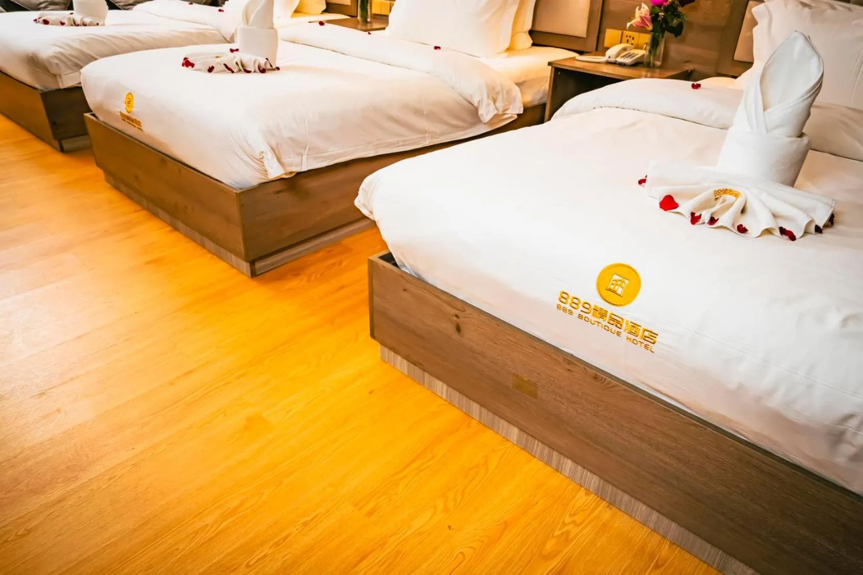 Bed in 889 Boutique Hotel