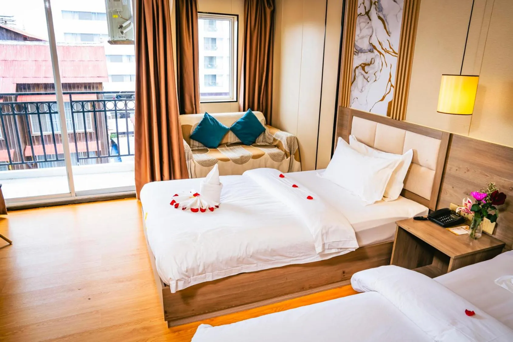 Bed in 889 Boutique Hotel