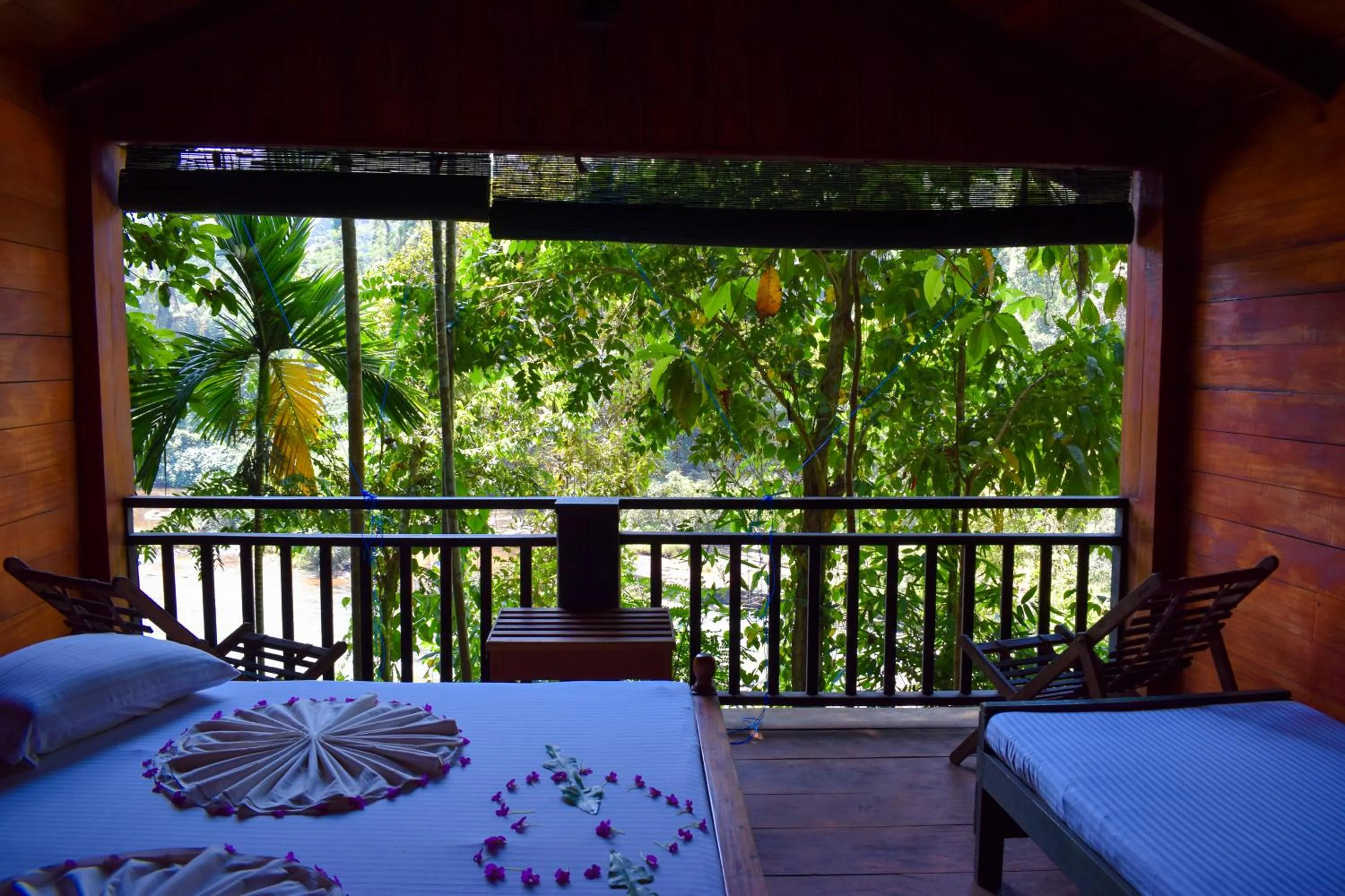 Balcony/Terrace, Bed in Rafters Retreat