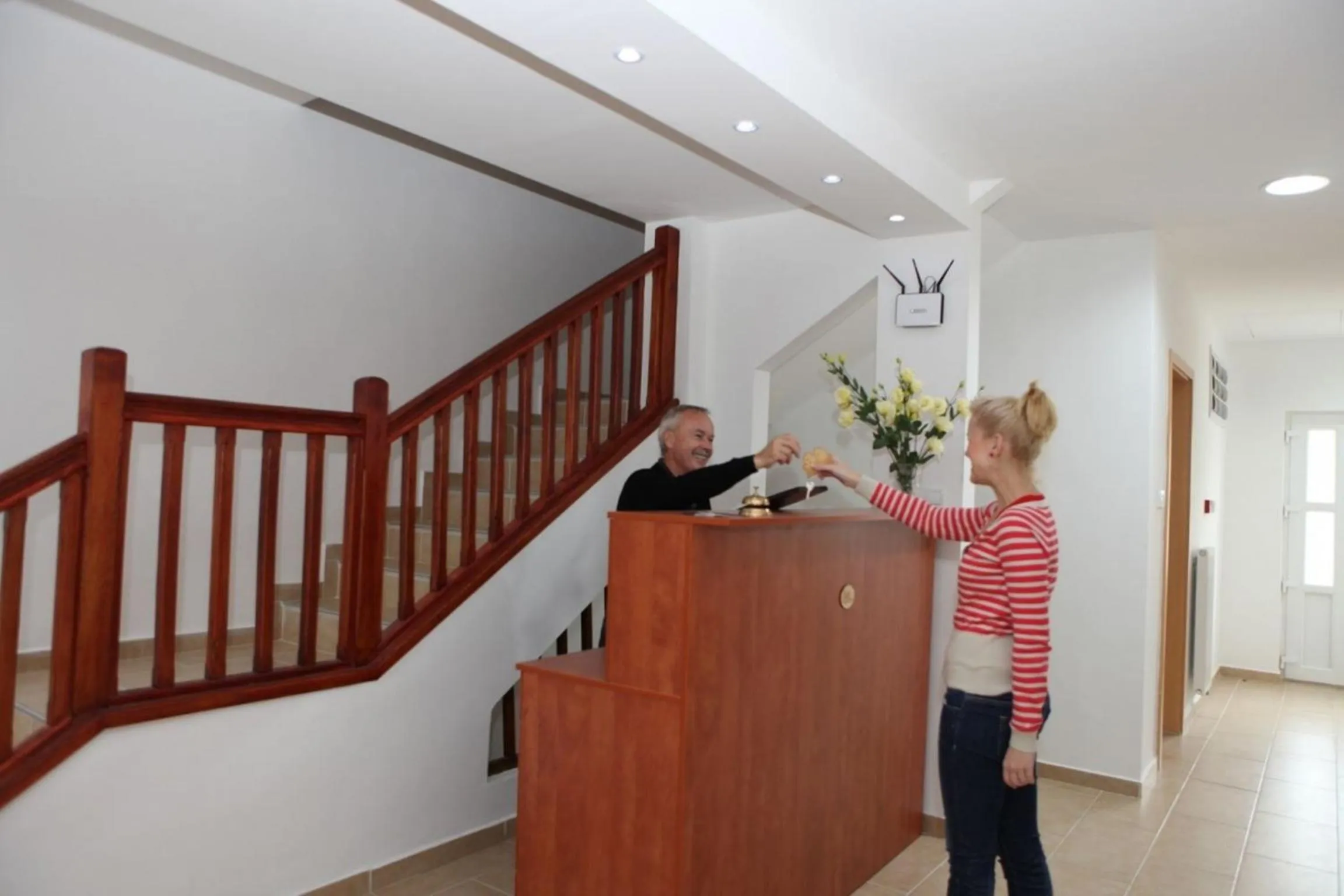 Lobby or reception in Stan és Panzió