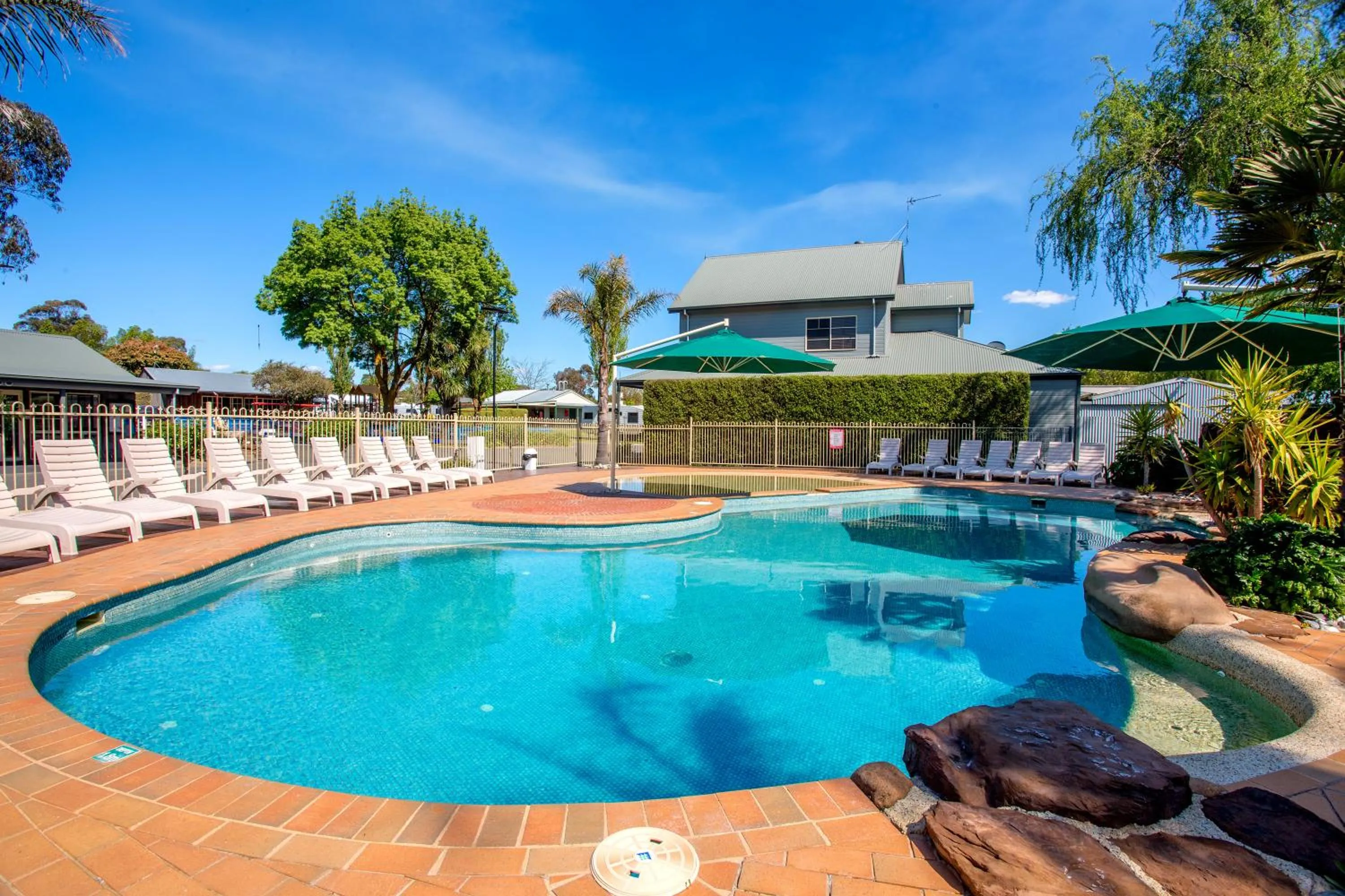 Swimming pool in NRMA Ballarat Holiday Park