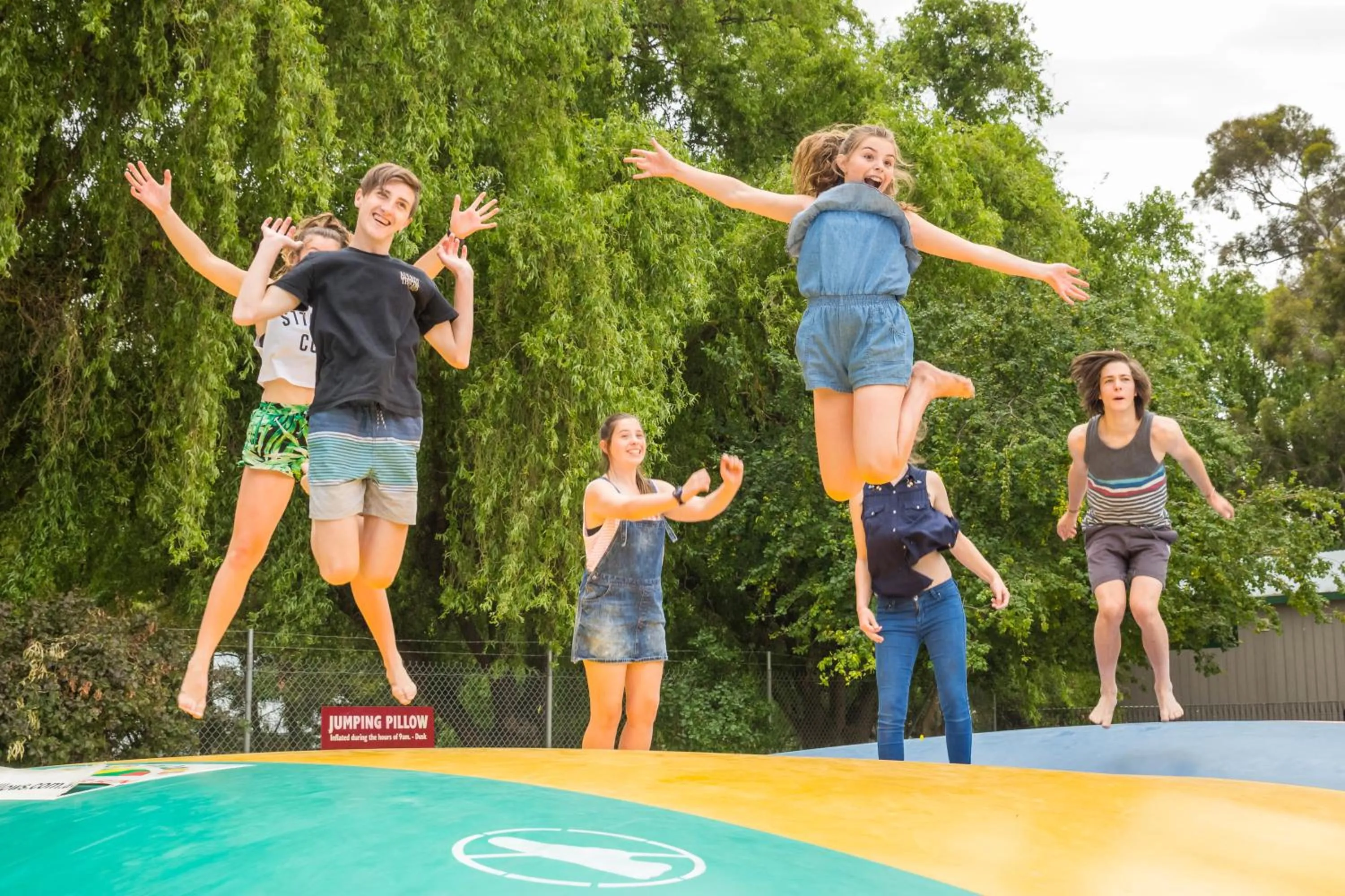 On site in NRMA Ballarat Holiday Park