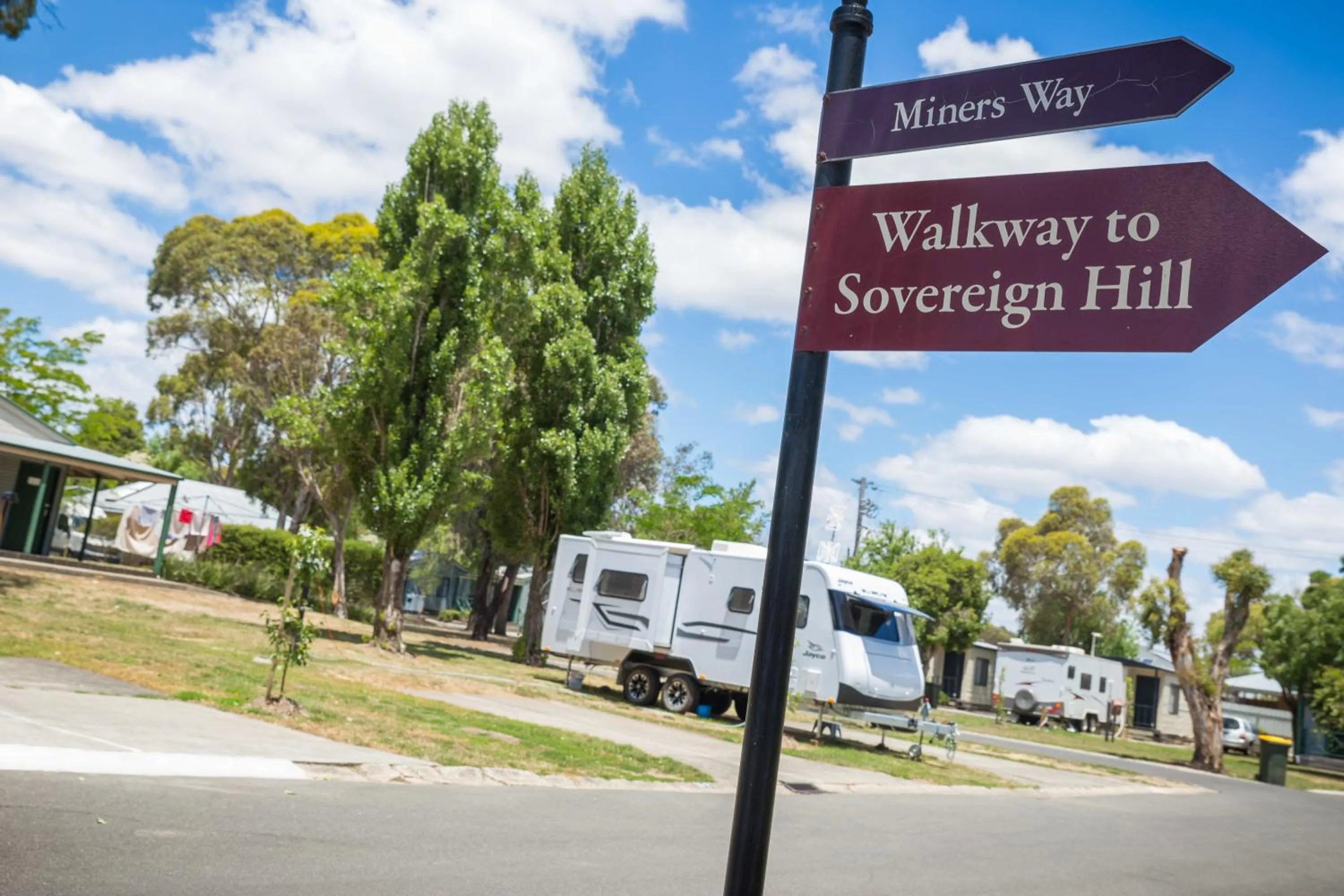 Facade/entrance in NRMA Ballarat Holiday Park