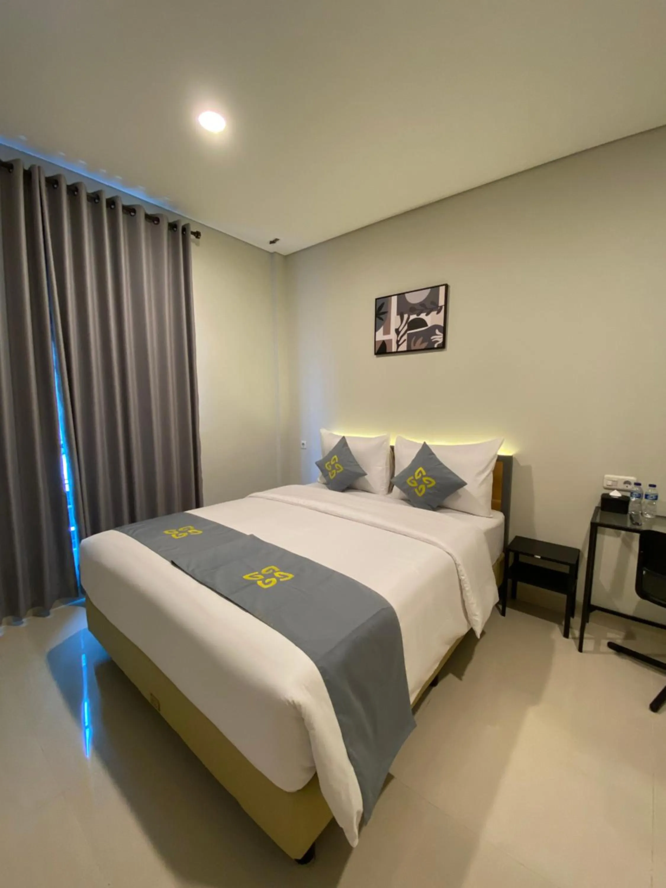 Bed in Ghurfati Hotel Wedana