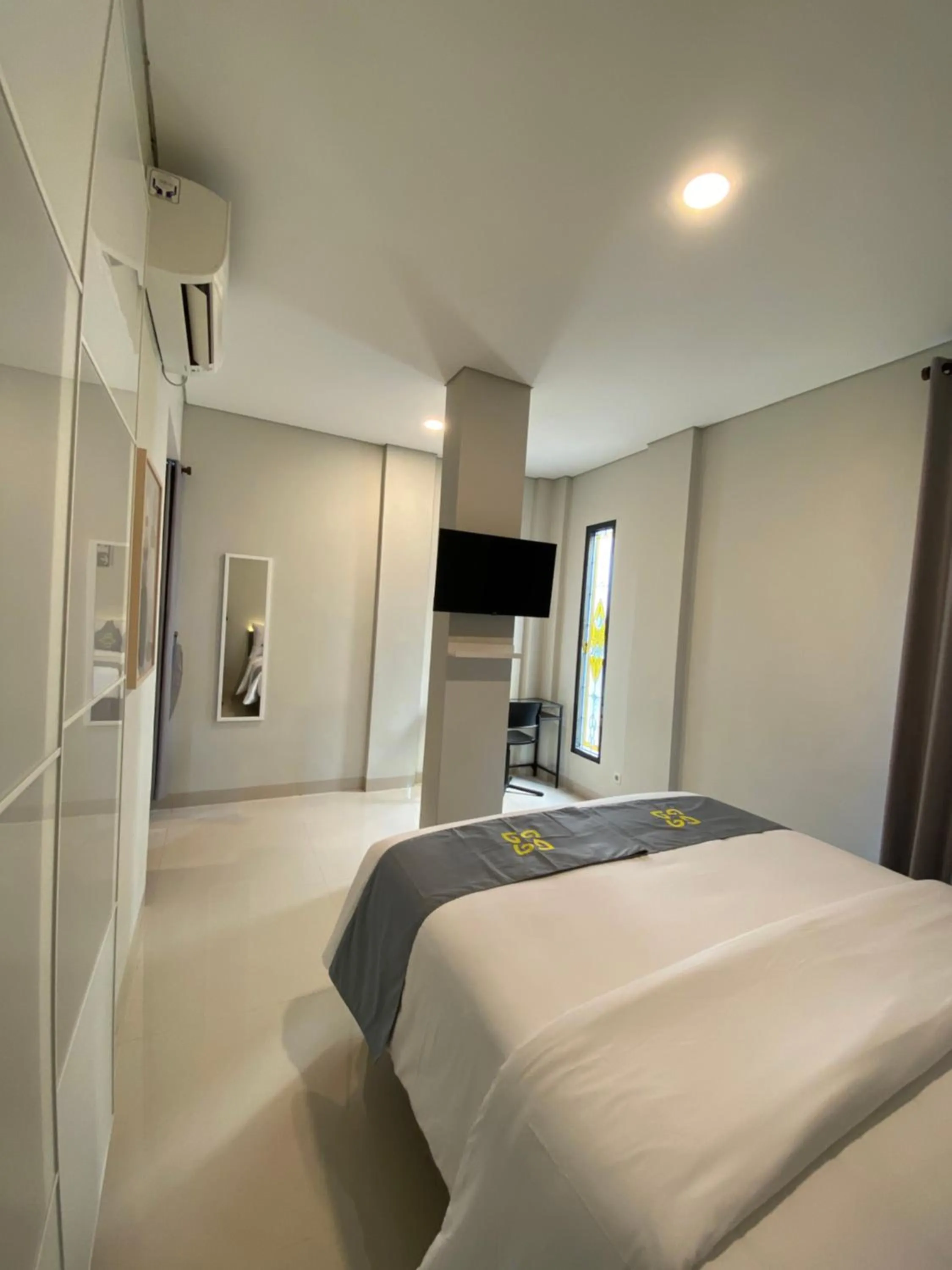 Bed in Ghurfati Hotel Wedana