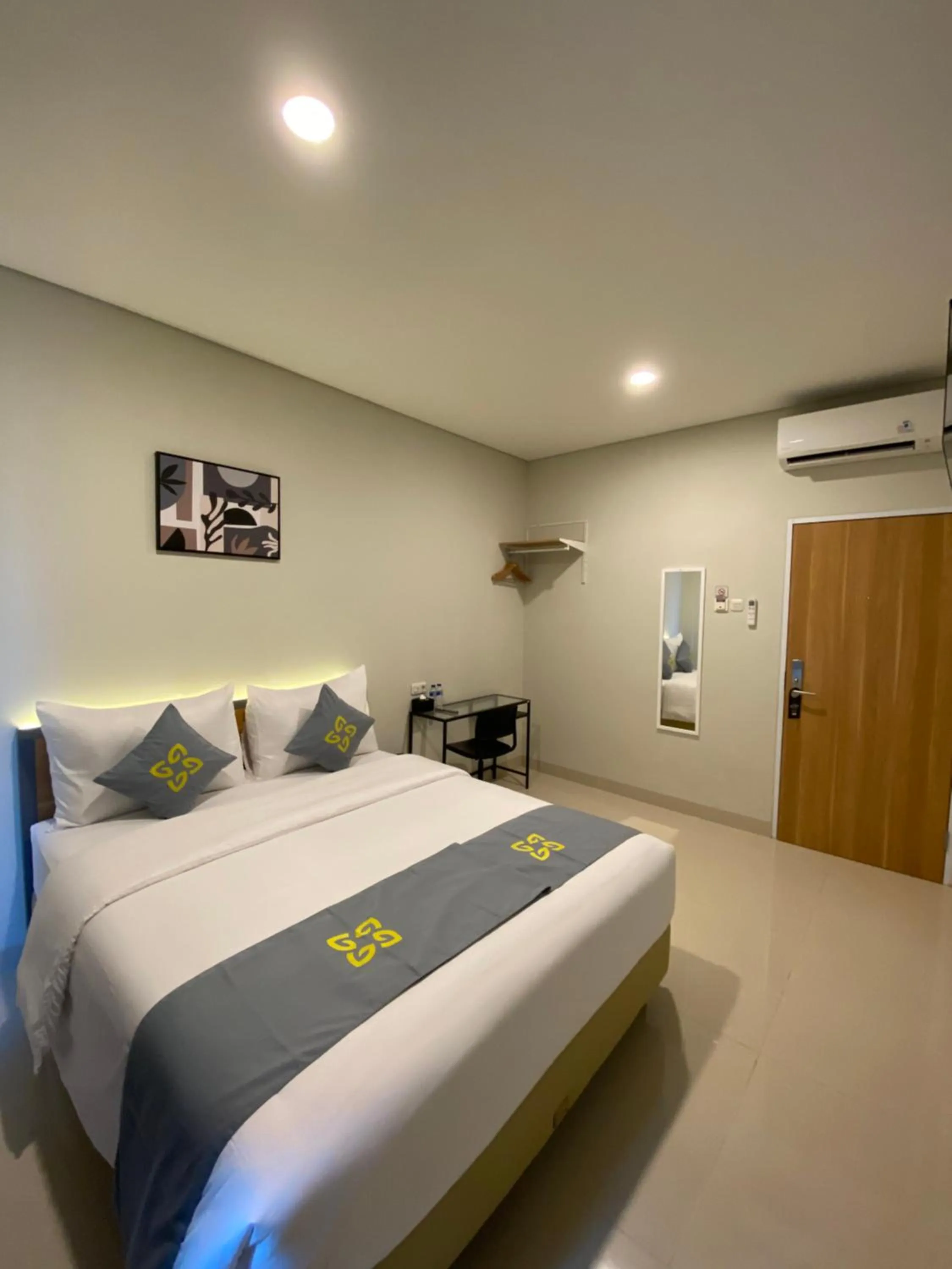 Bed in Ghurfati Hotel Wedana