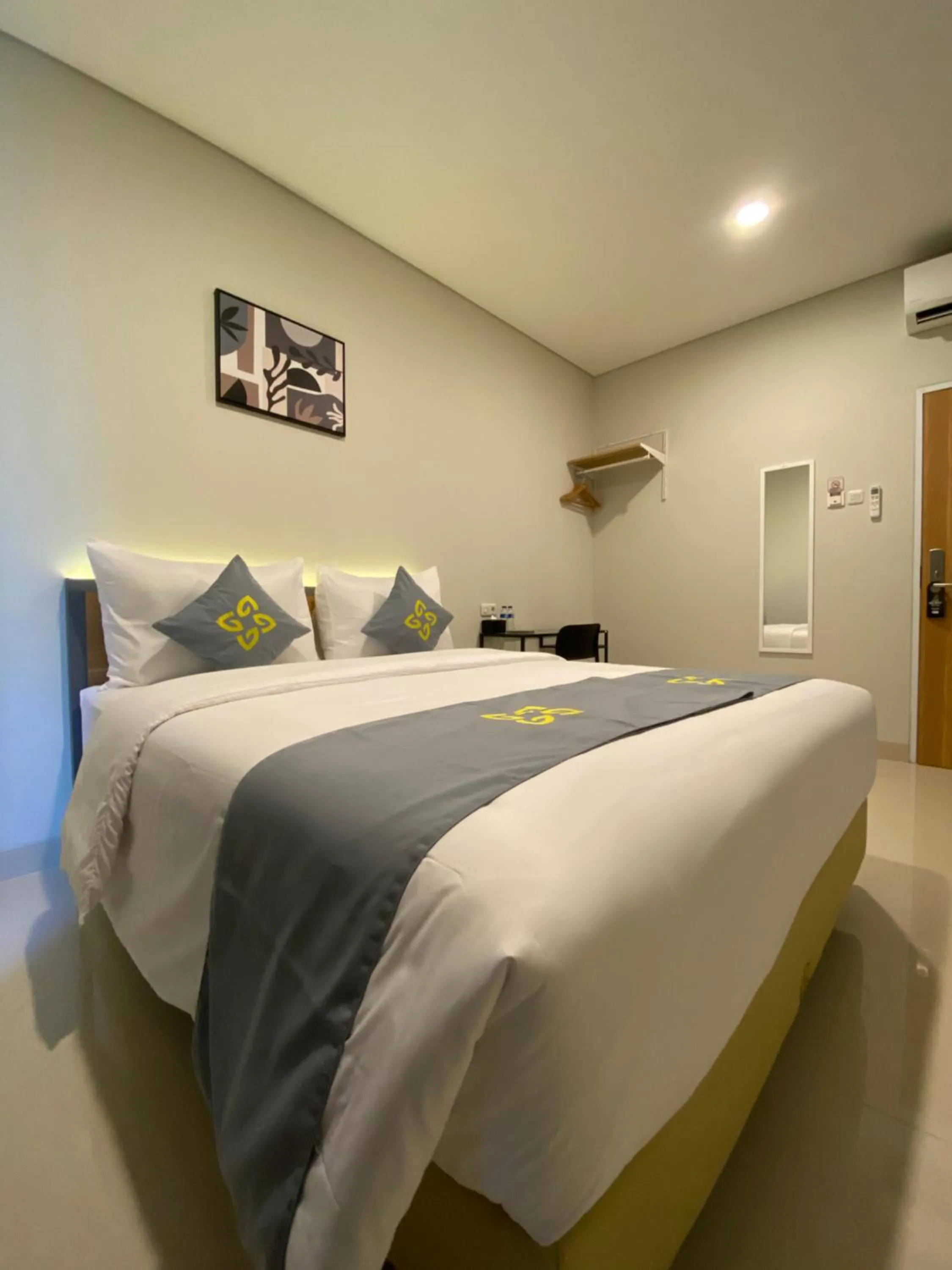 Bed in Ghurfati Hotel Wedana