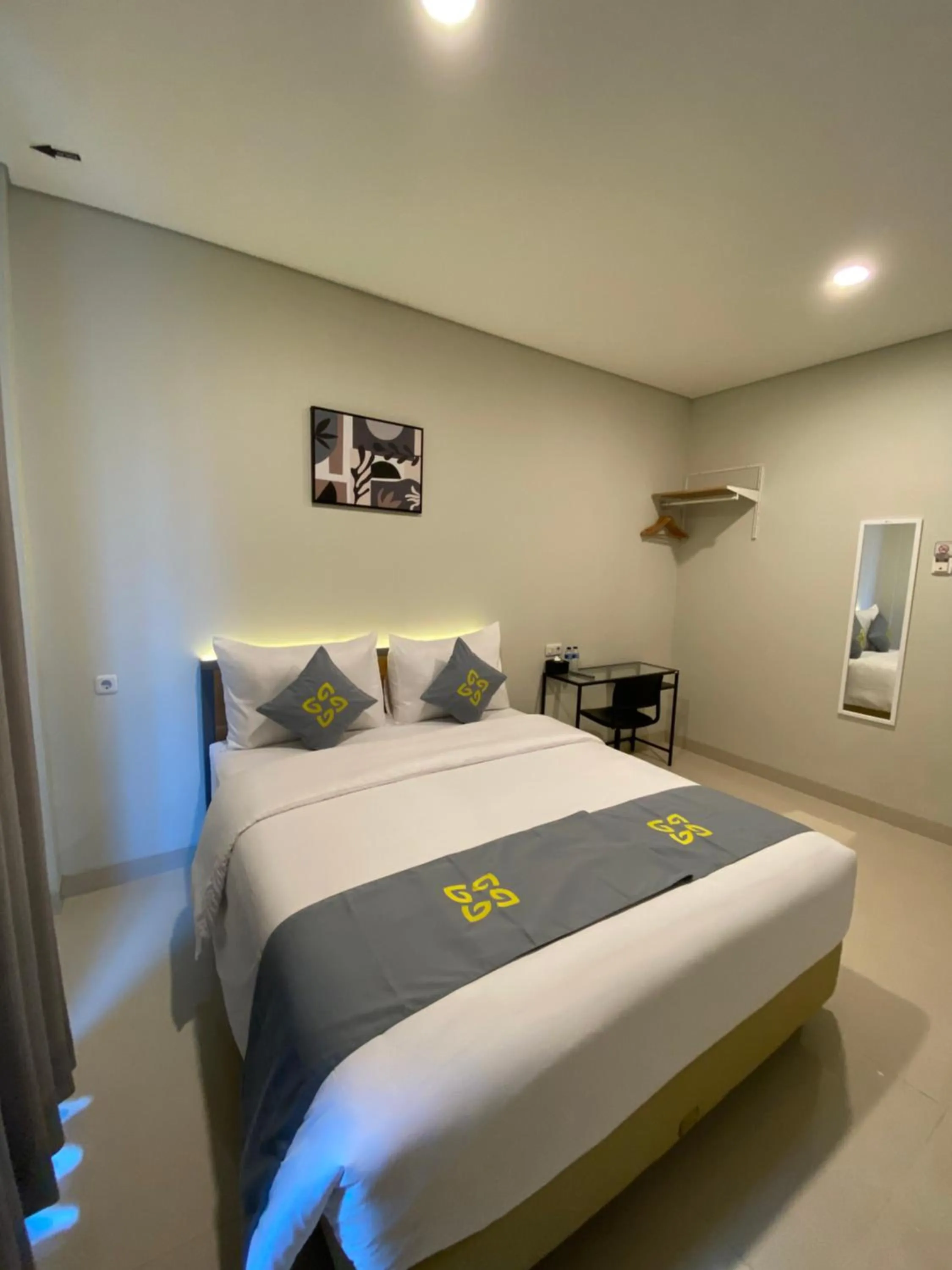 Bed in Ghurfati Hotel Wedana