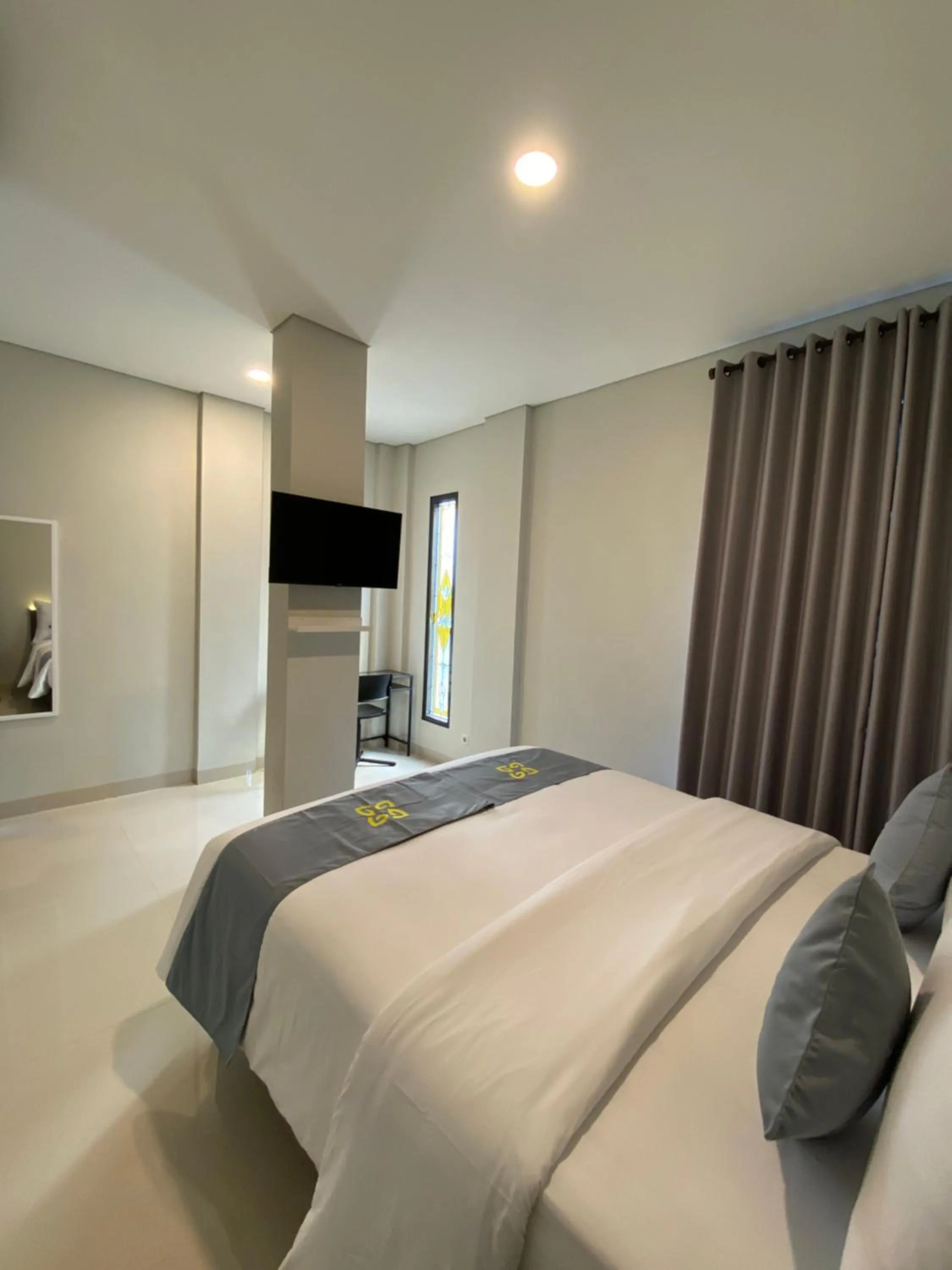 Bed in Ghurfati Hotel Wedana