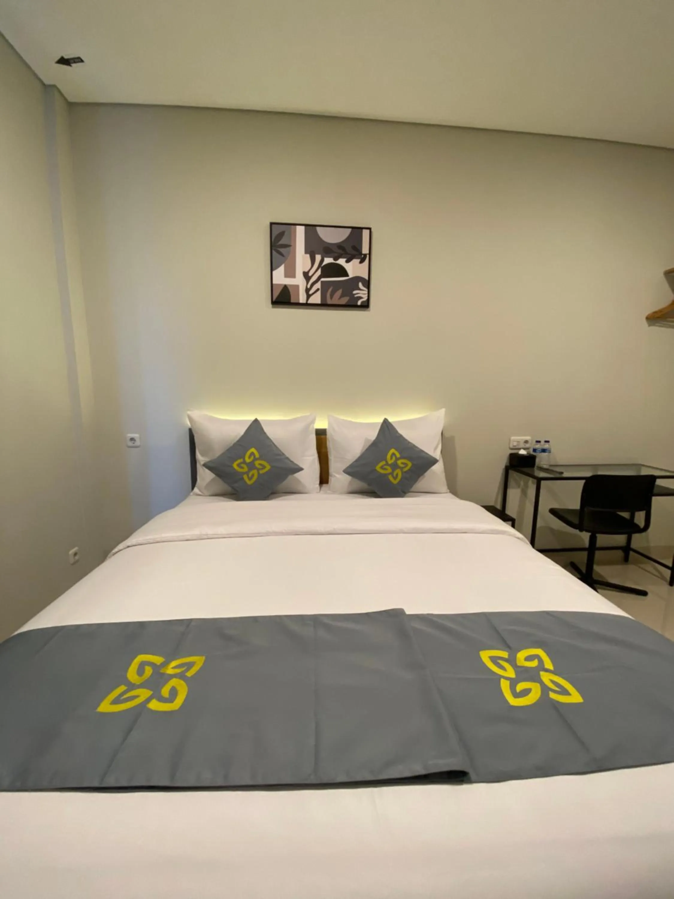 Bed in Ghurfati Hotel Wedana