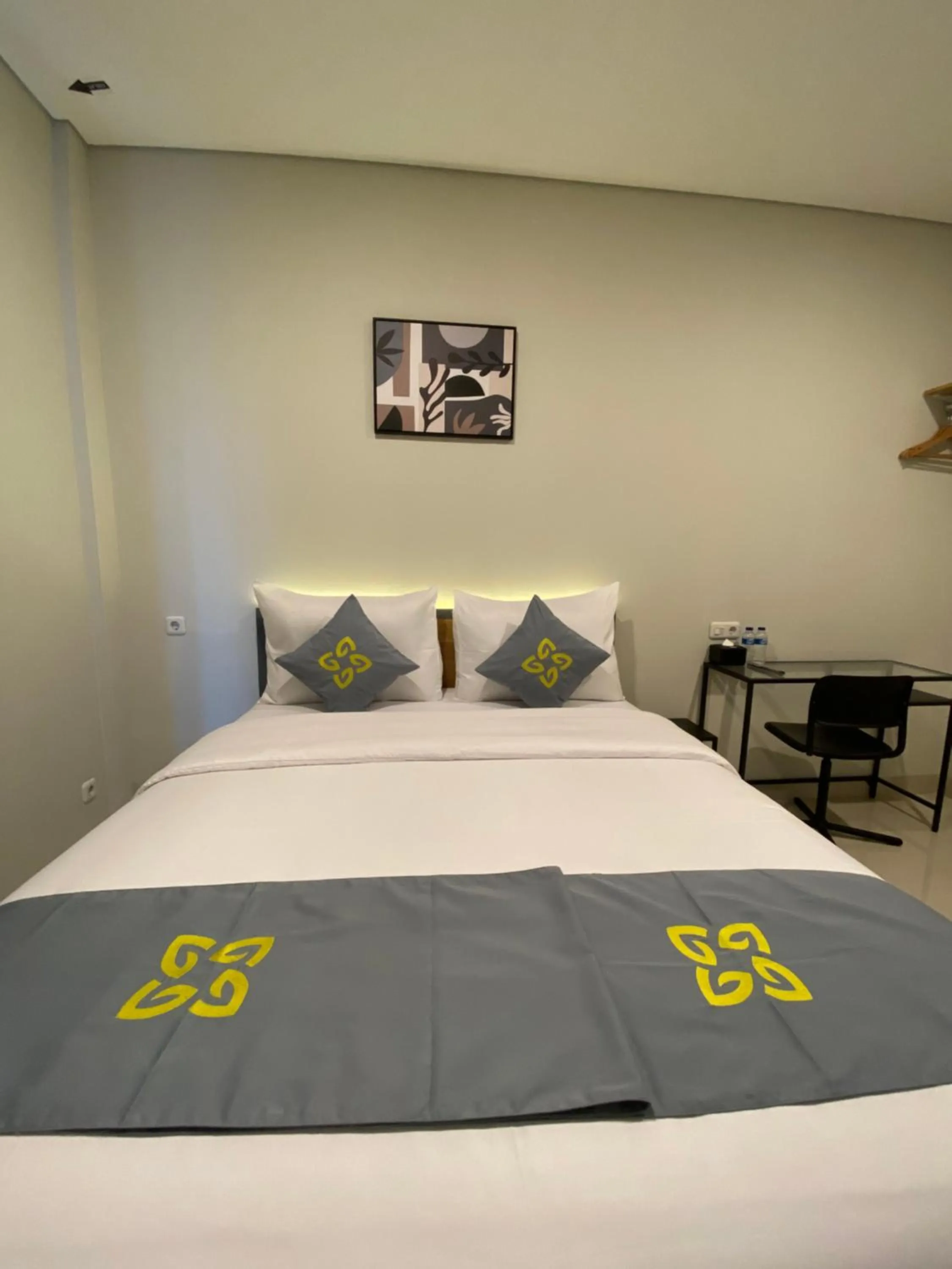 Bed in Ghurfati Hotel Wedana