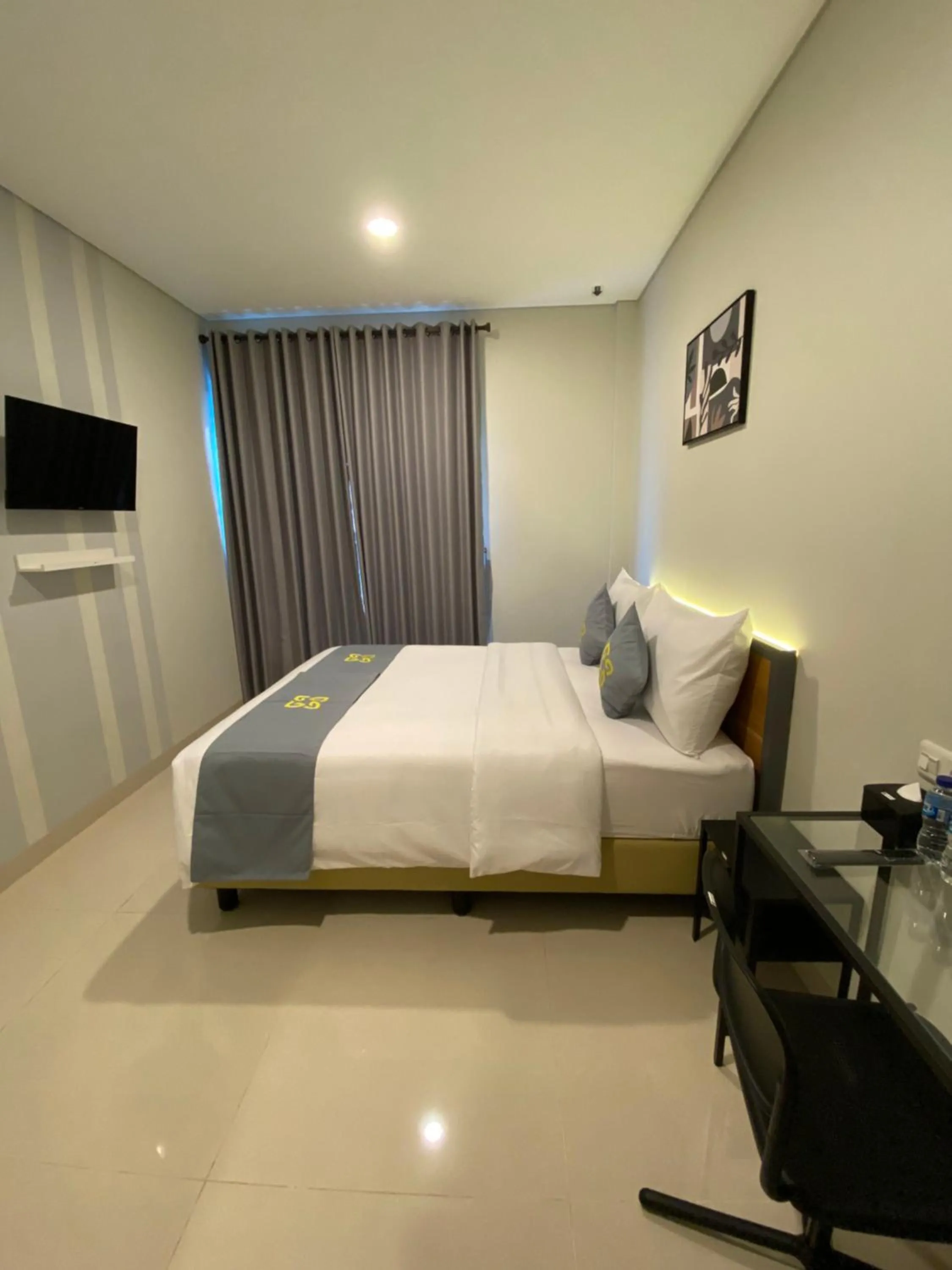 Bed in Ghurfati Hotel Wedana