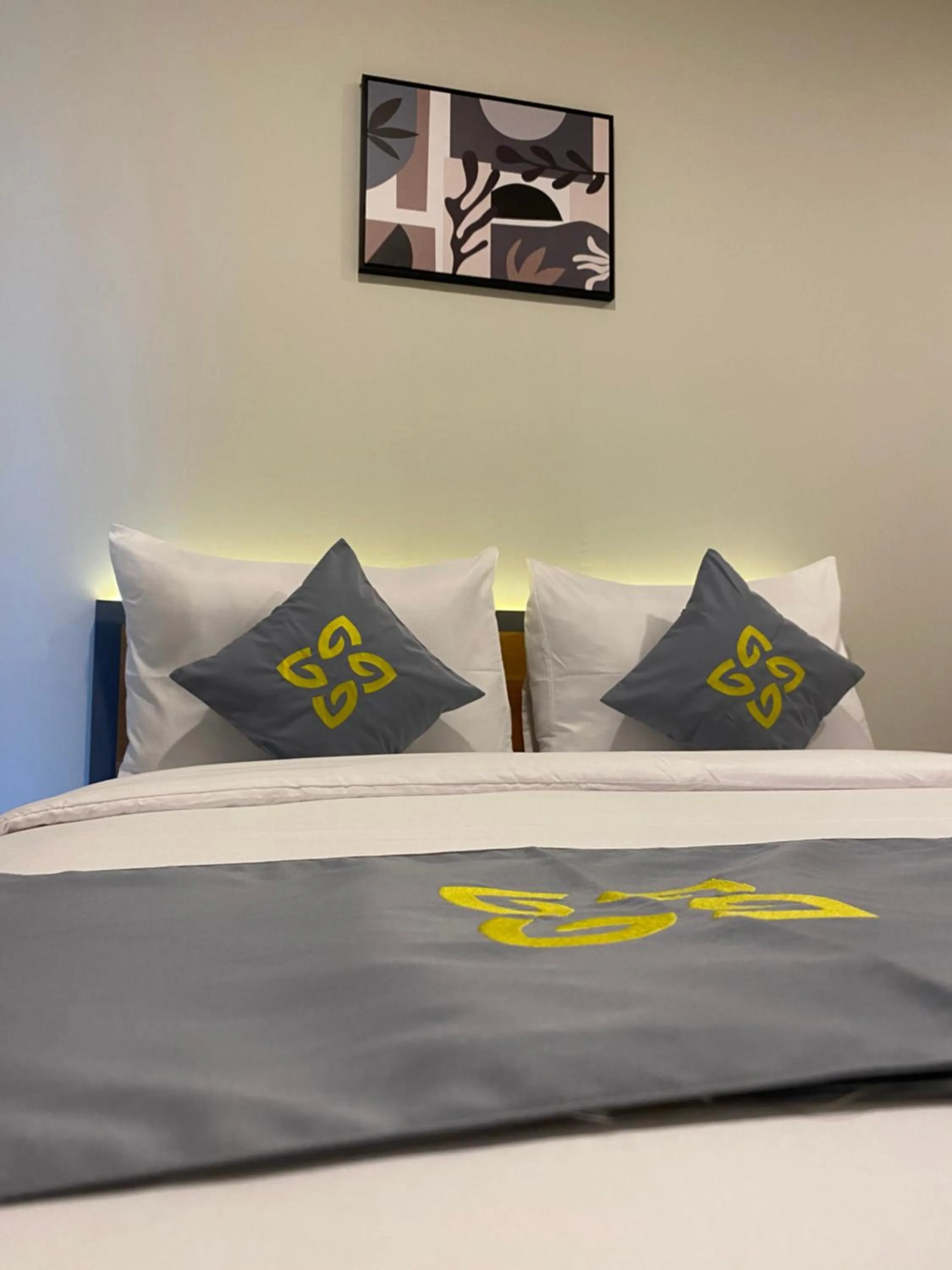 Bed in Ghurfati Hotel Wedana