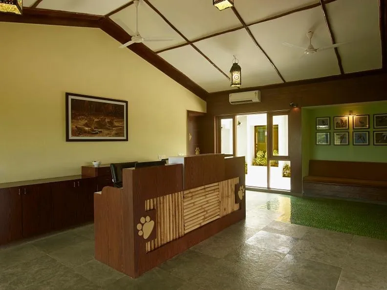 Lobby or reception in Asiatic Lion Lodge