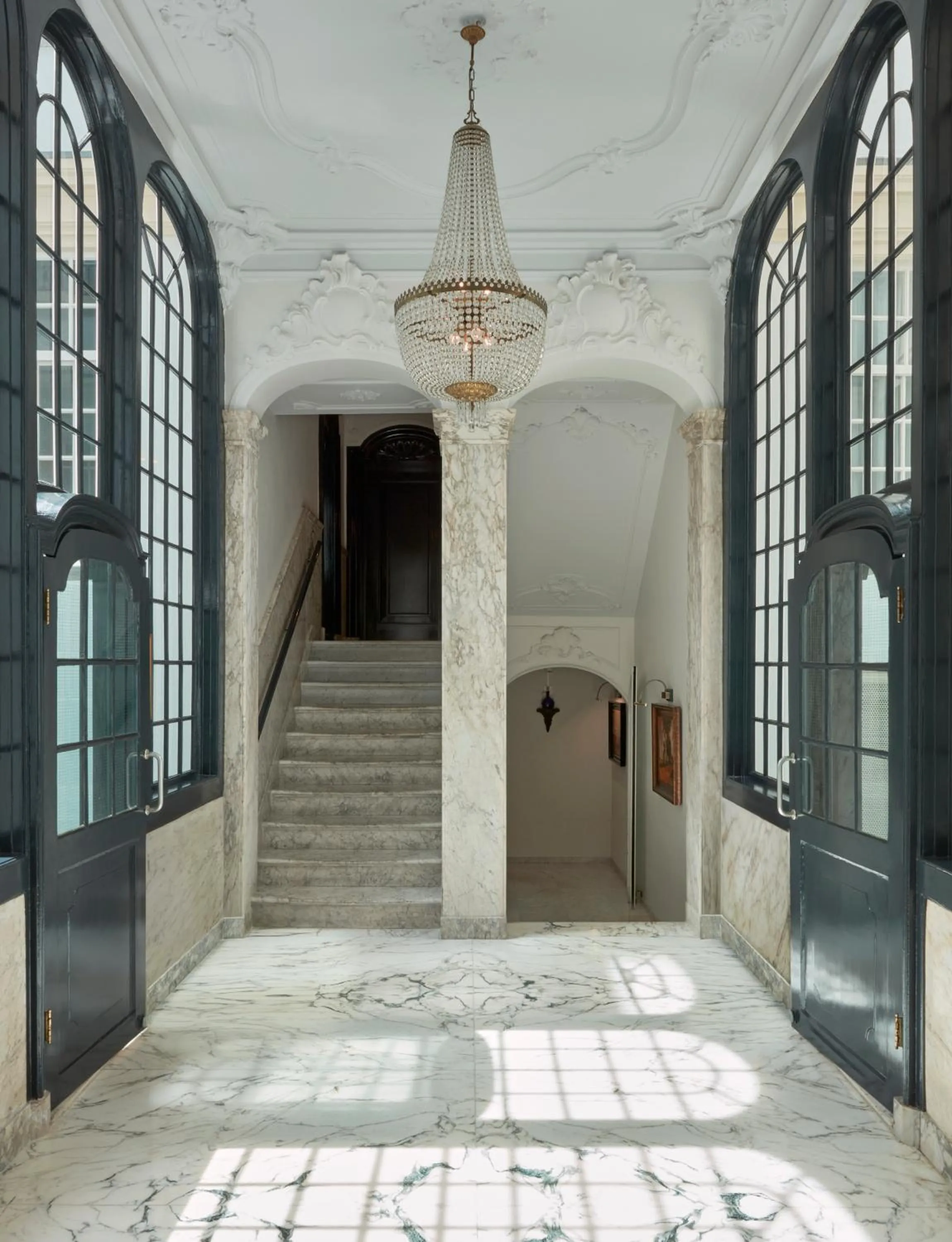 Decorative detail in Pulitzer Amsterdam