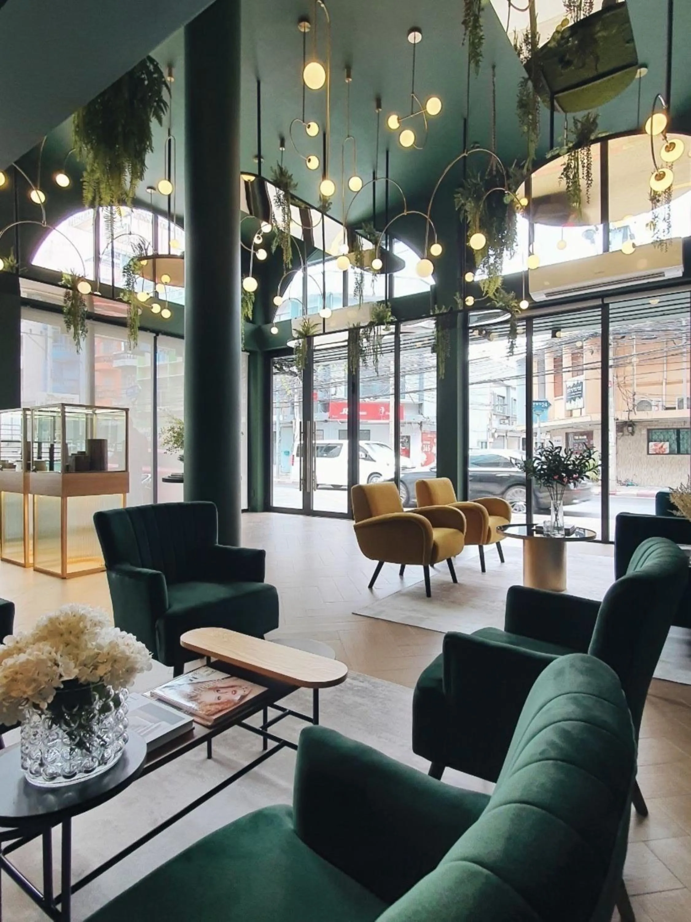 Lobby or reception in Cher Hostel Bangkok