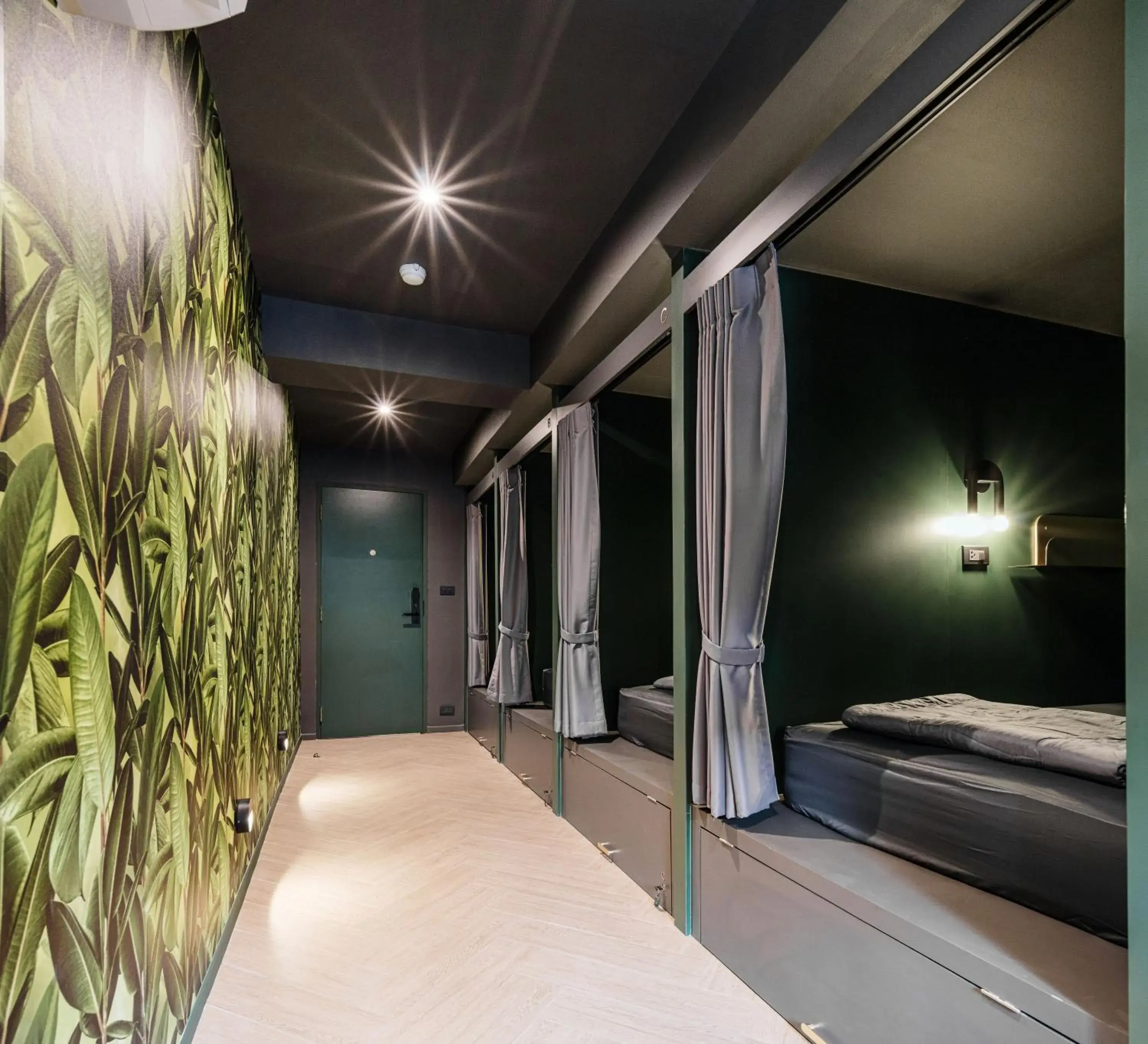 Single Bed in Female Dormitory Room in Cher Hostel Bangkok Single Bed in Female Dormitory Room in Cher Hostel Bangkok