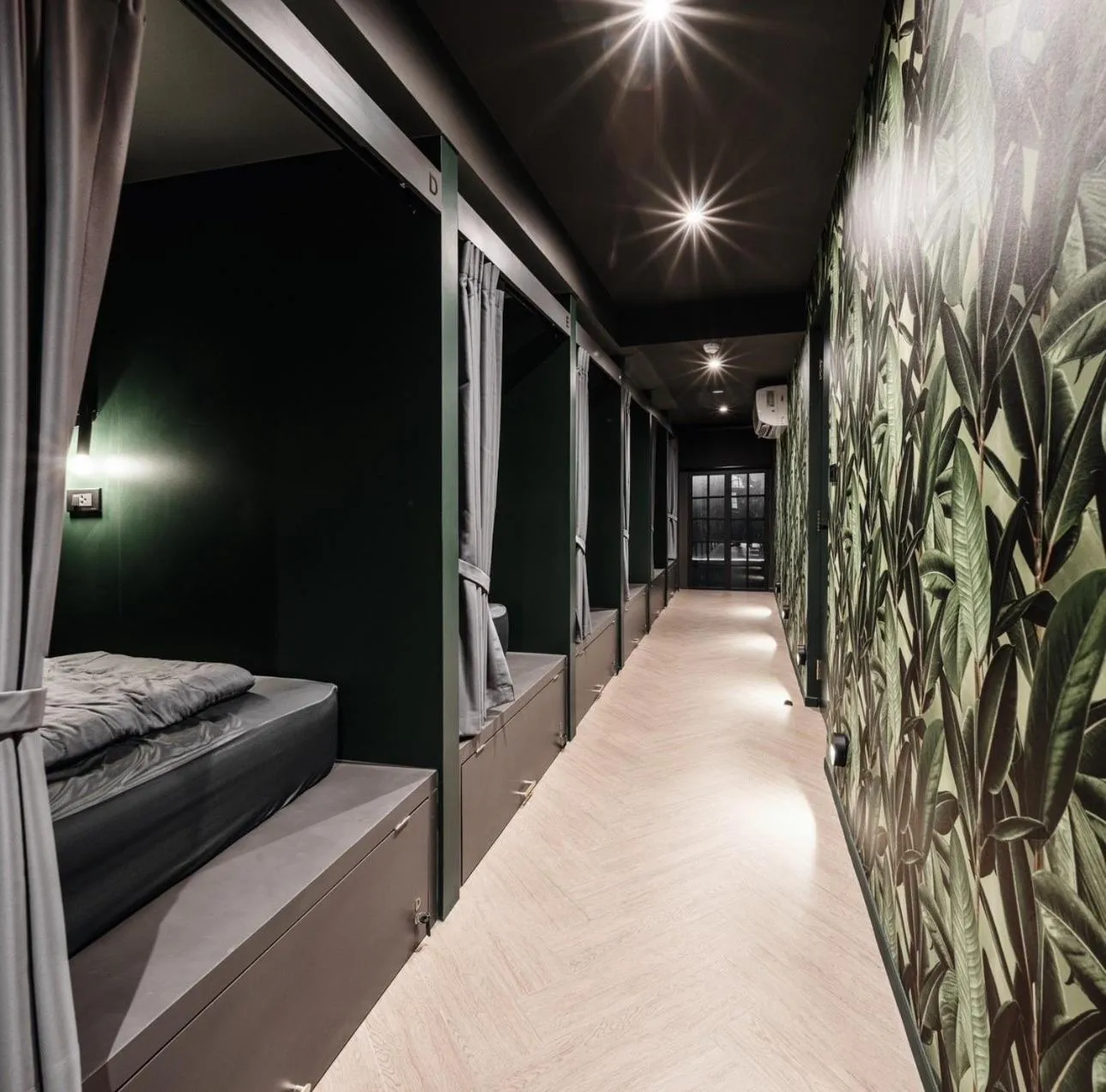 Bed in Cher Hostel Bangkok