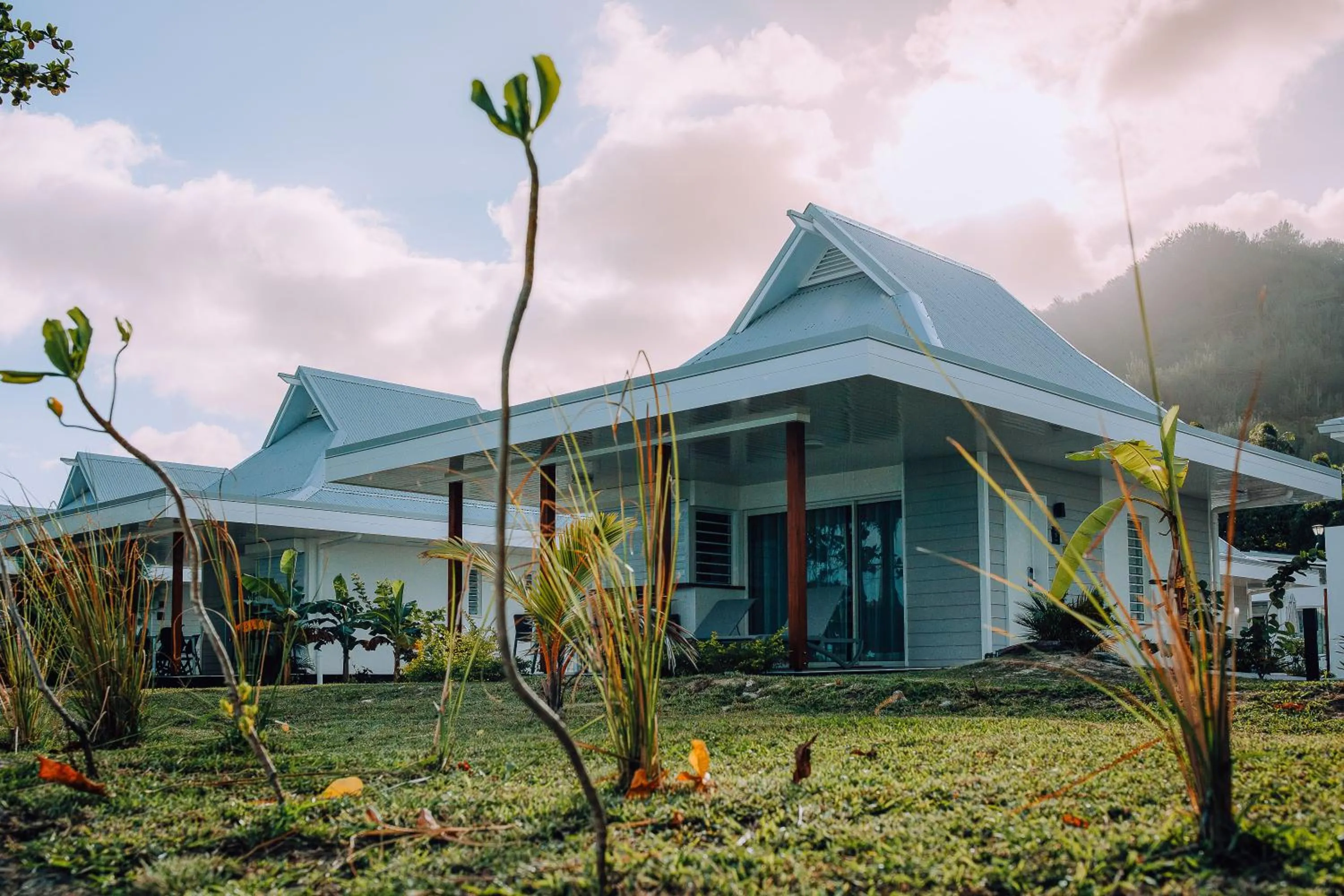 Garden in Niu Beach Hôtel Moorea