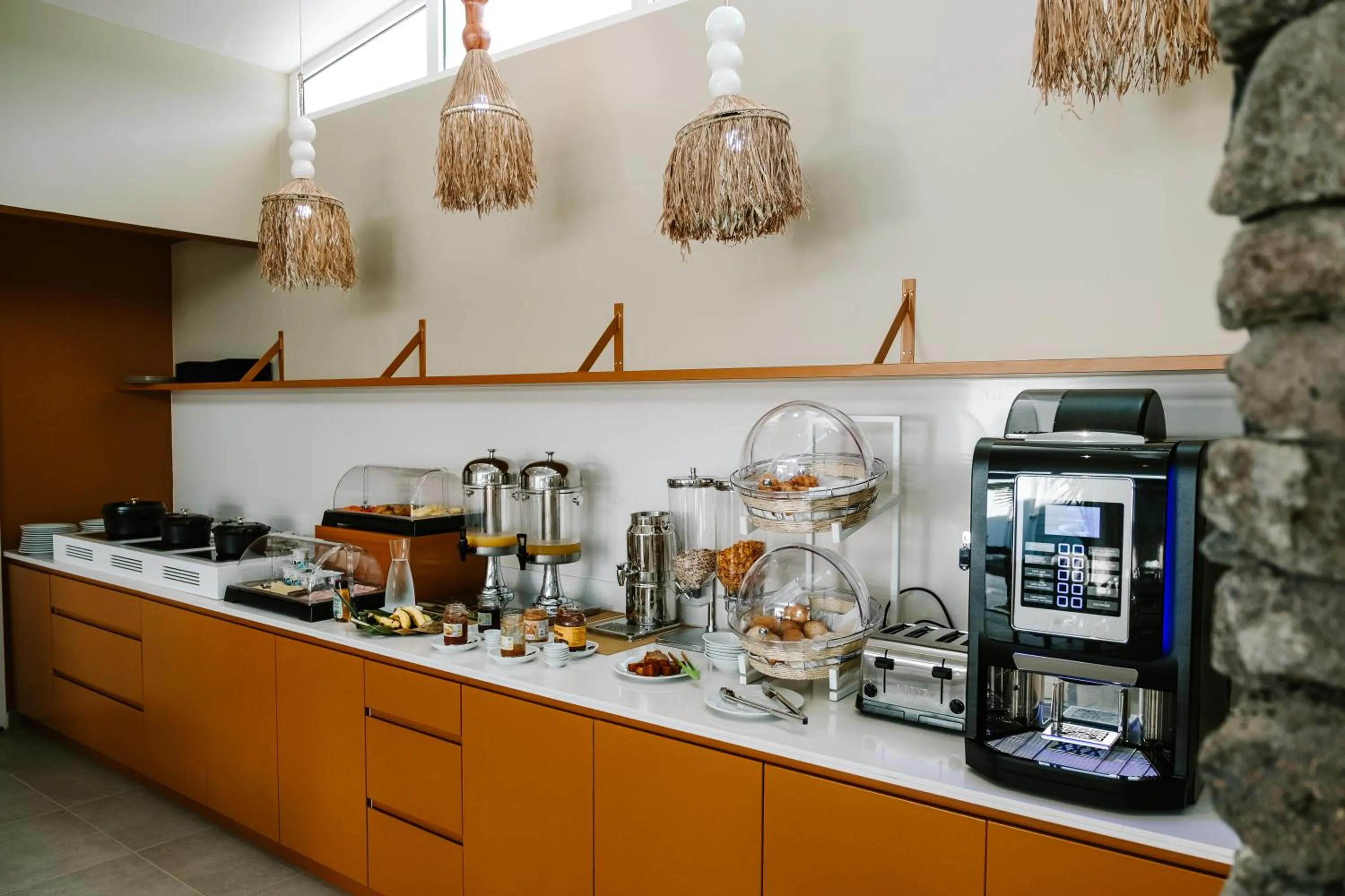 Breakfast in Niu Beach Hôtel Moorea