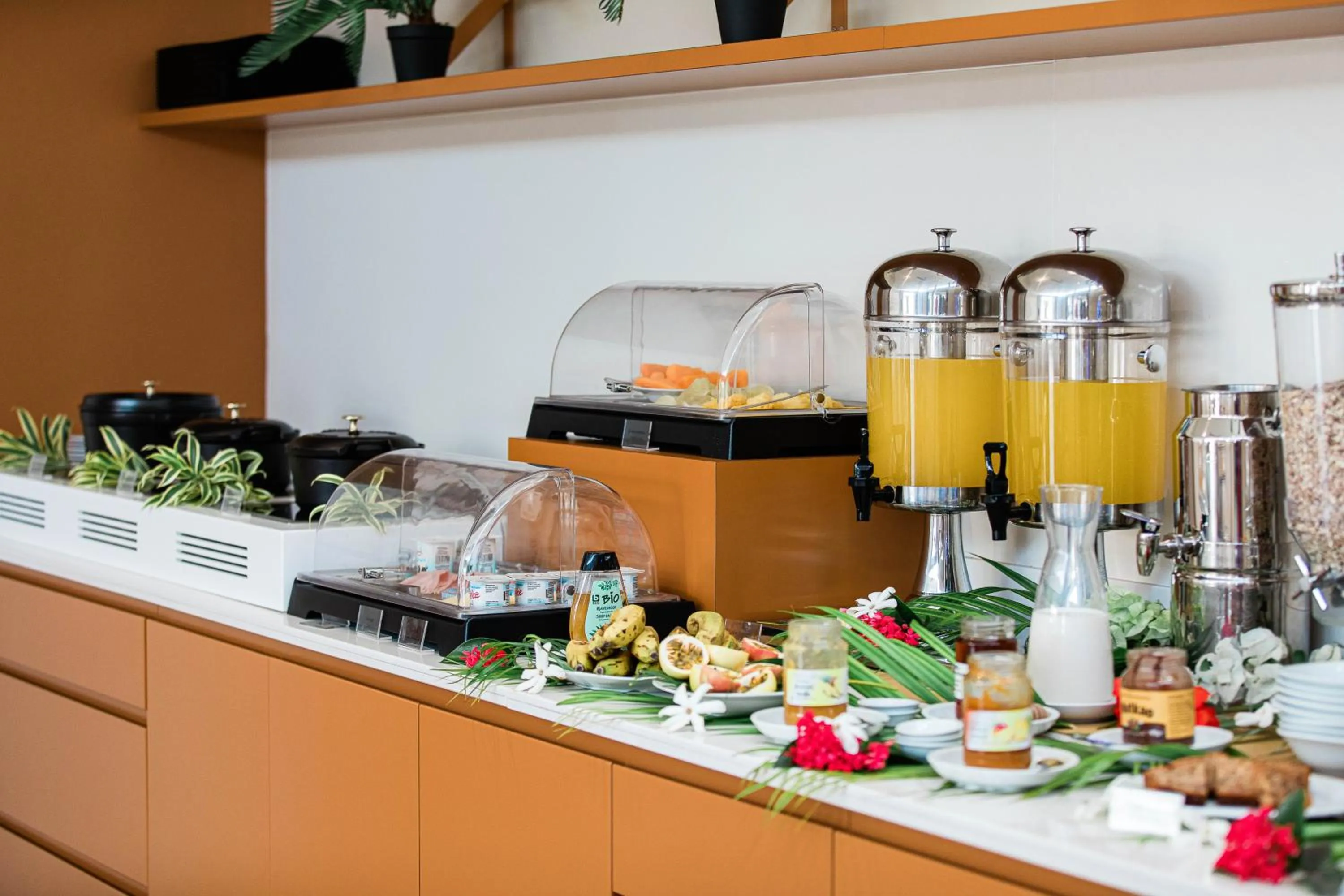 Breakfast in Niu Beach Hôtel Moorea