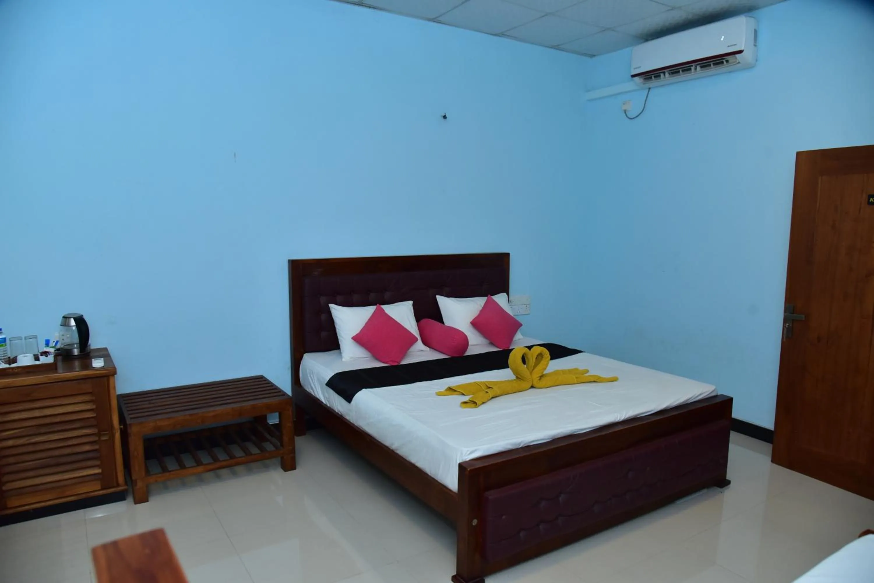 Bed in The New Crown Hotel