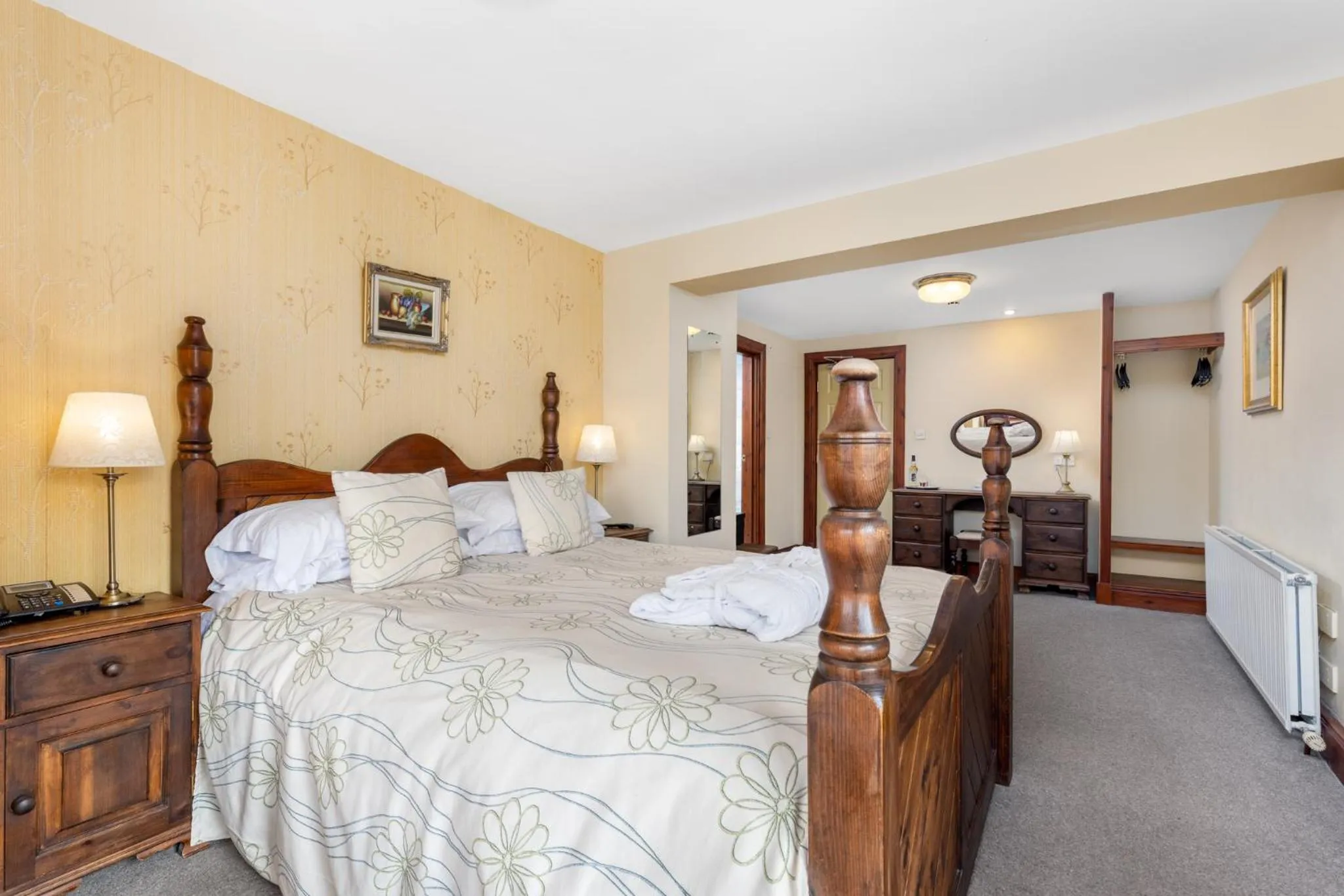 Bed in Dornoch Castle Hotel