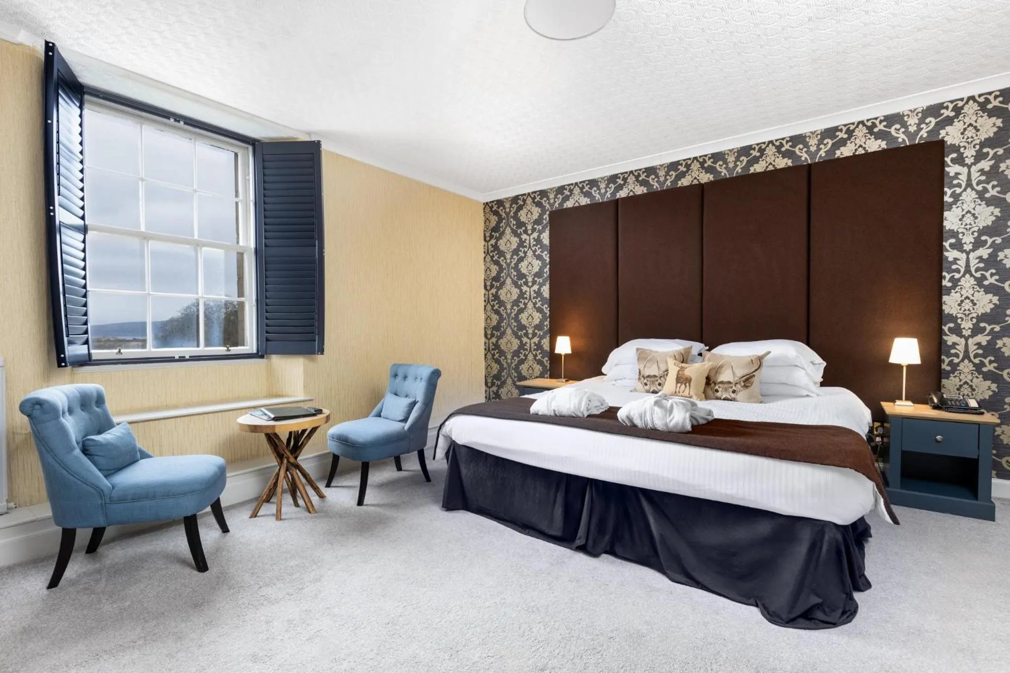 Bed in Dornoch Castle Hotel