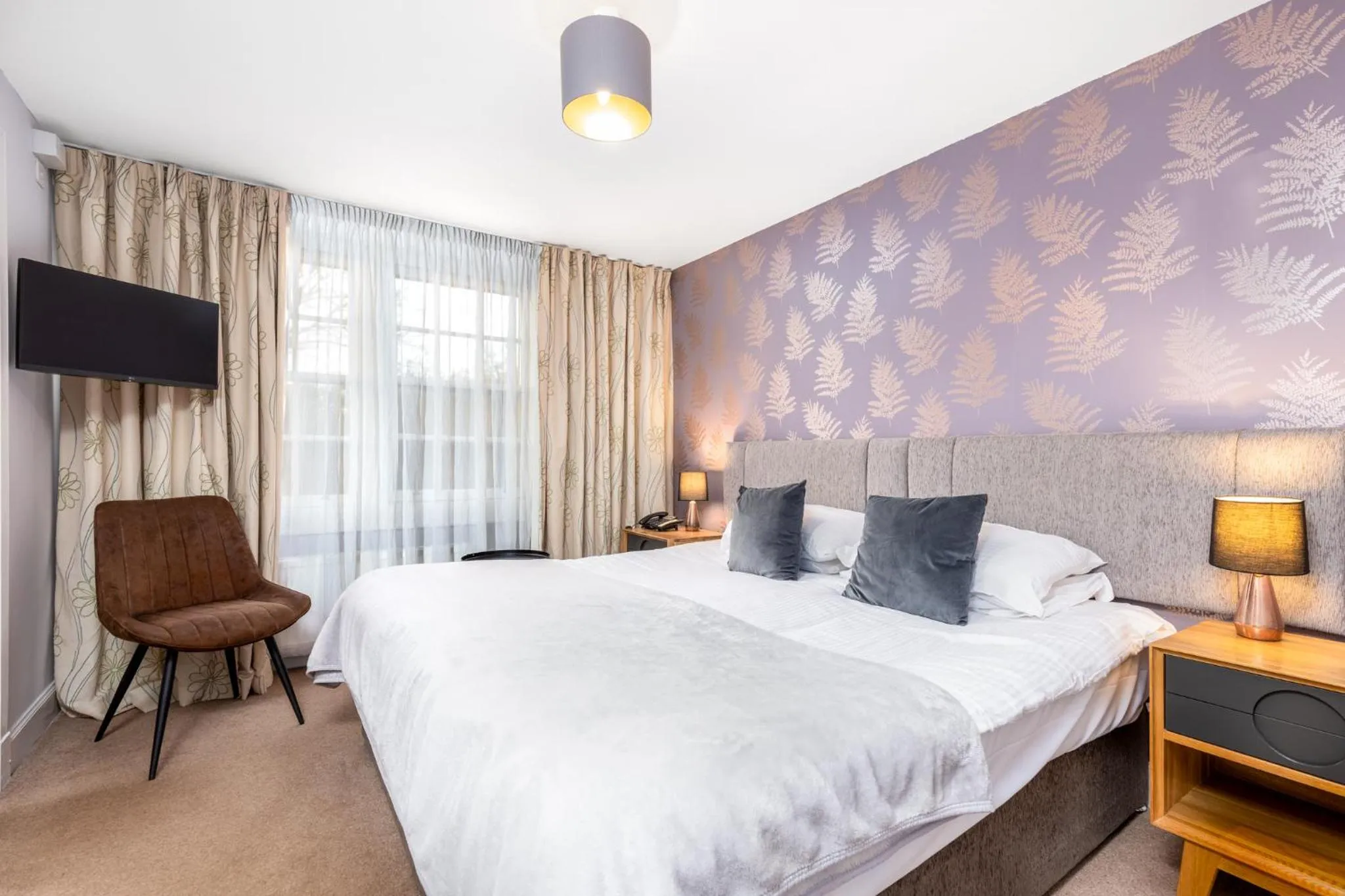 Bed in Dornoch Castle Hotel