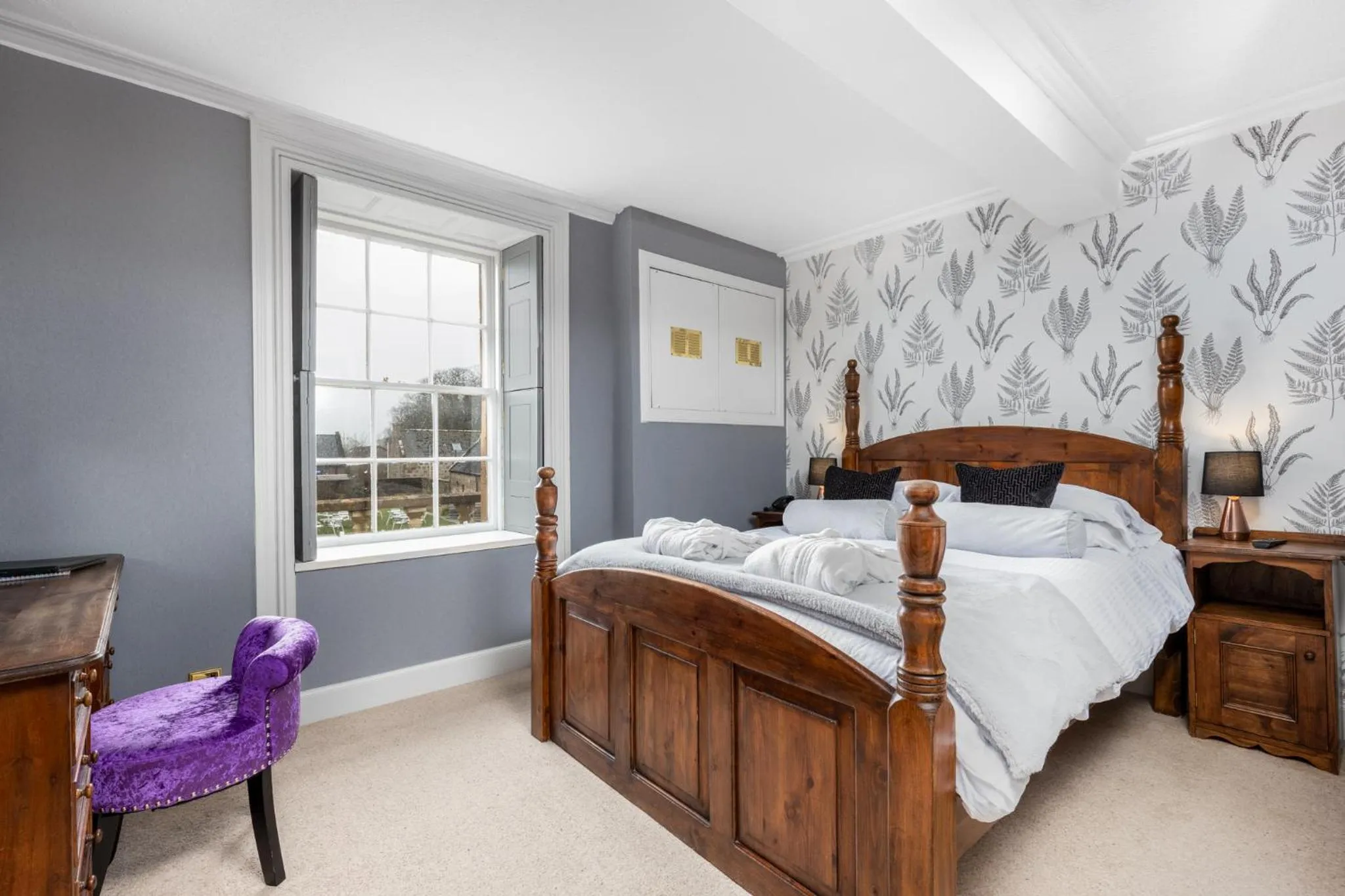 Bed in Dornoch Castle Hotel