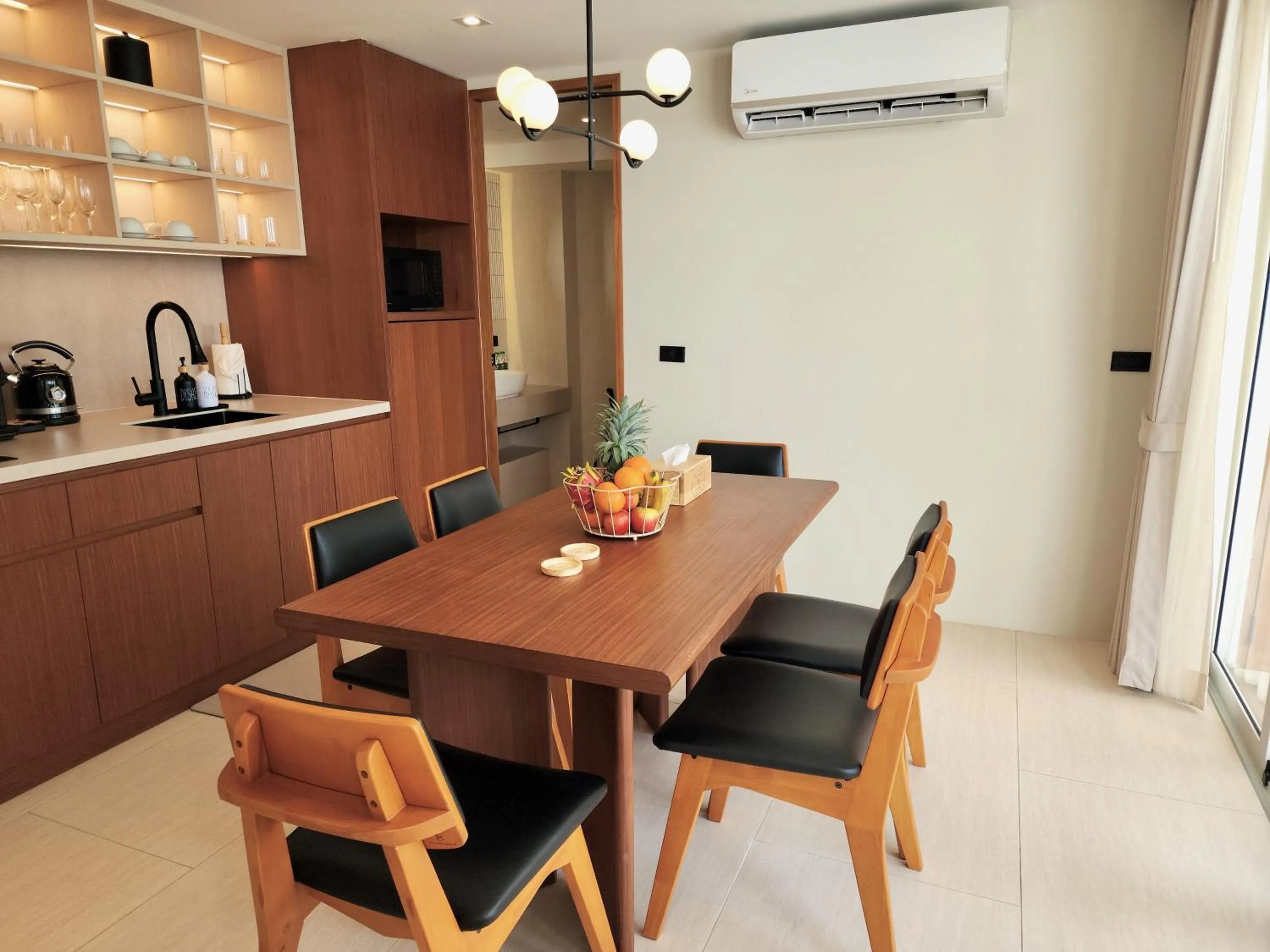 Kitchen or kitchenette in Baan Bophut Beach Hotel Samui - SHA Extra Plus