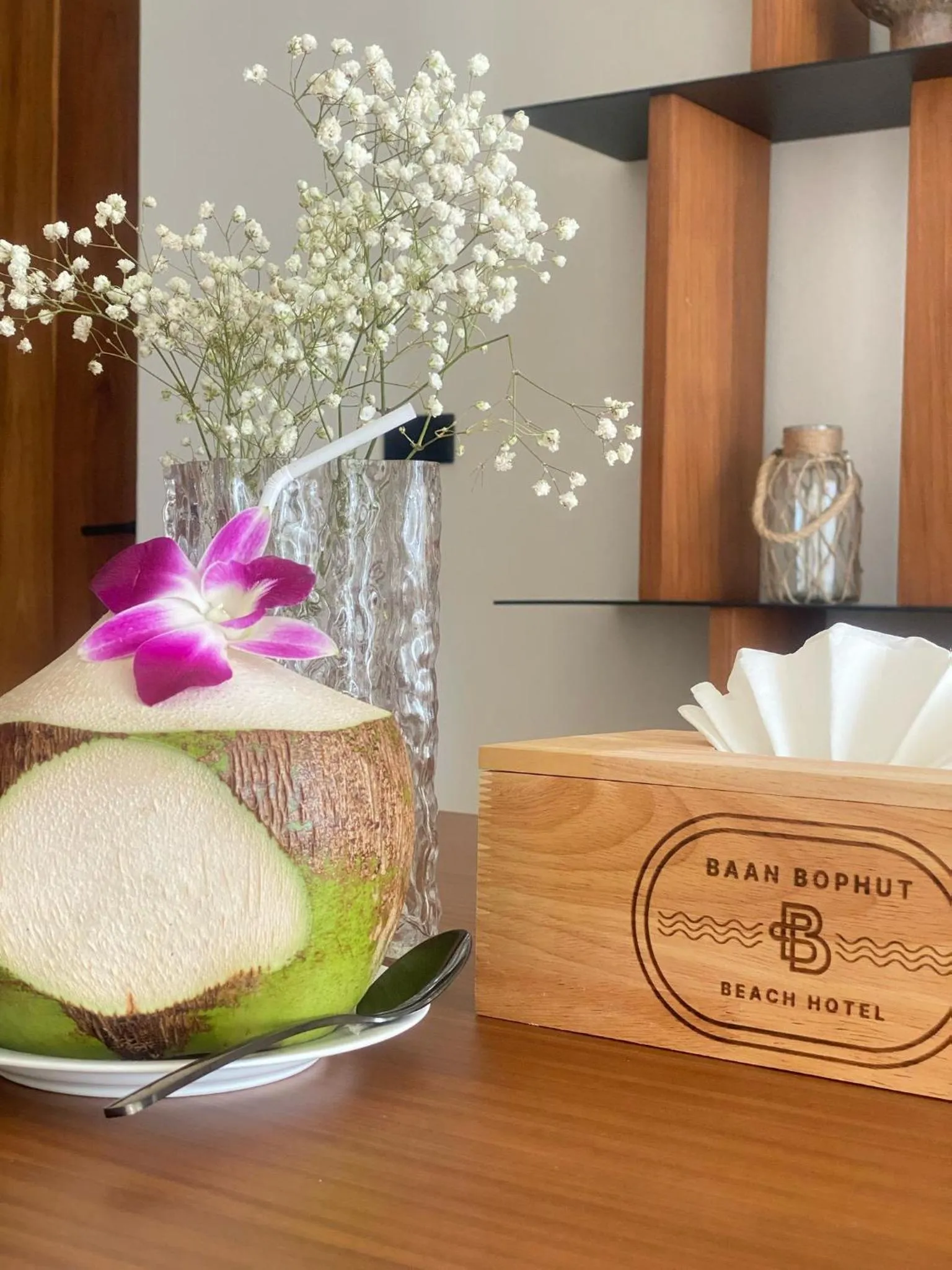 Dining area in Baan Bophut Beach Hotel Samui - SHA Extra Plus