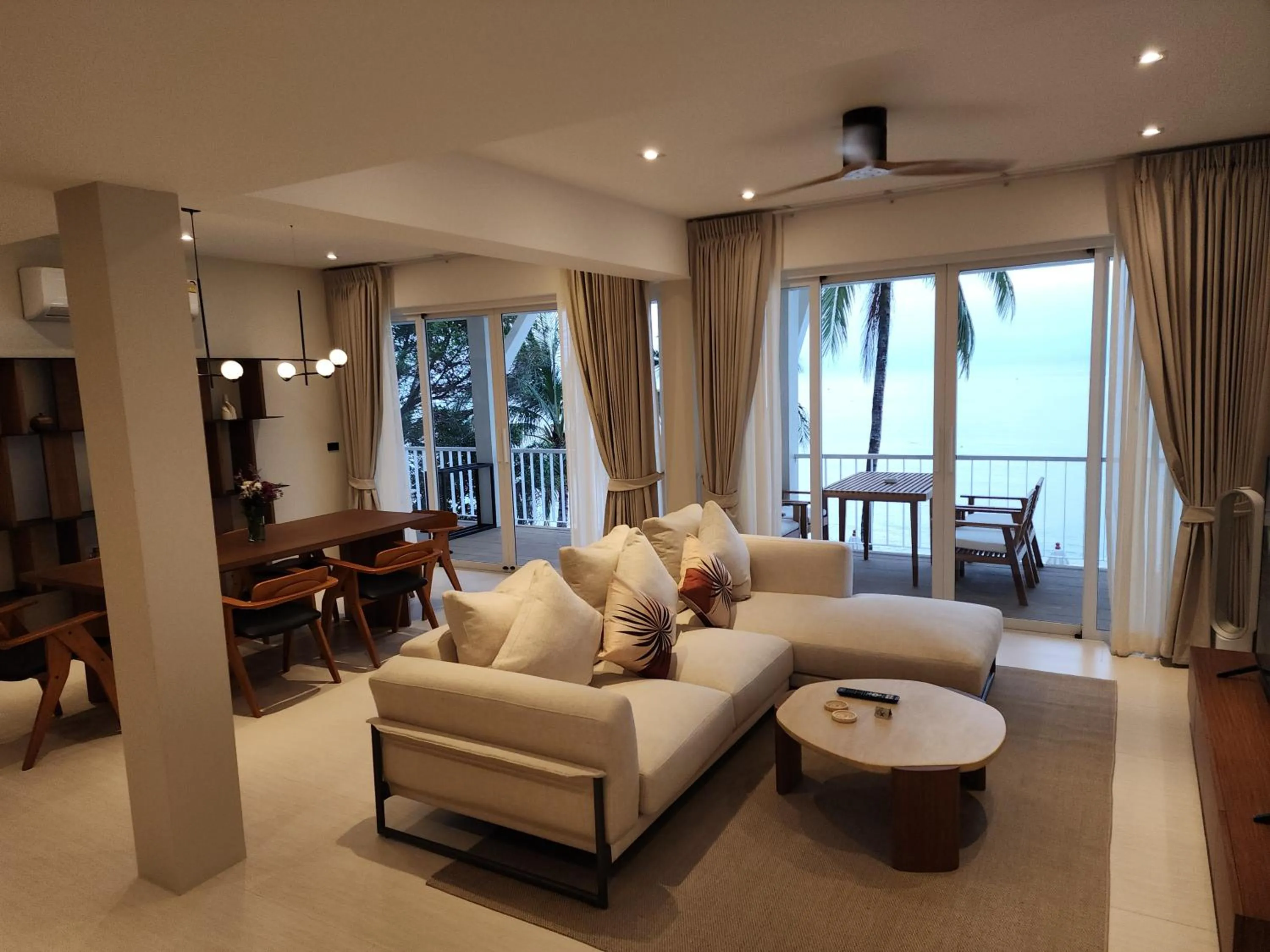 Patio in Baan Bophut Beach Hotel Samui - SHA Extra Plus