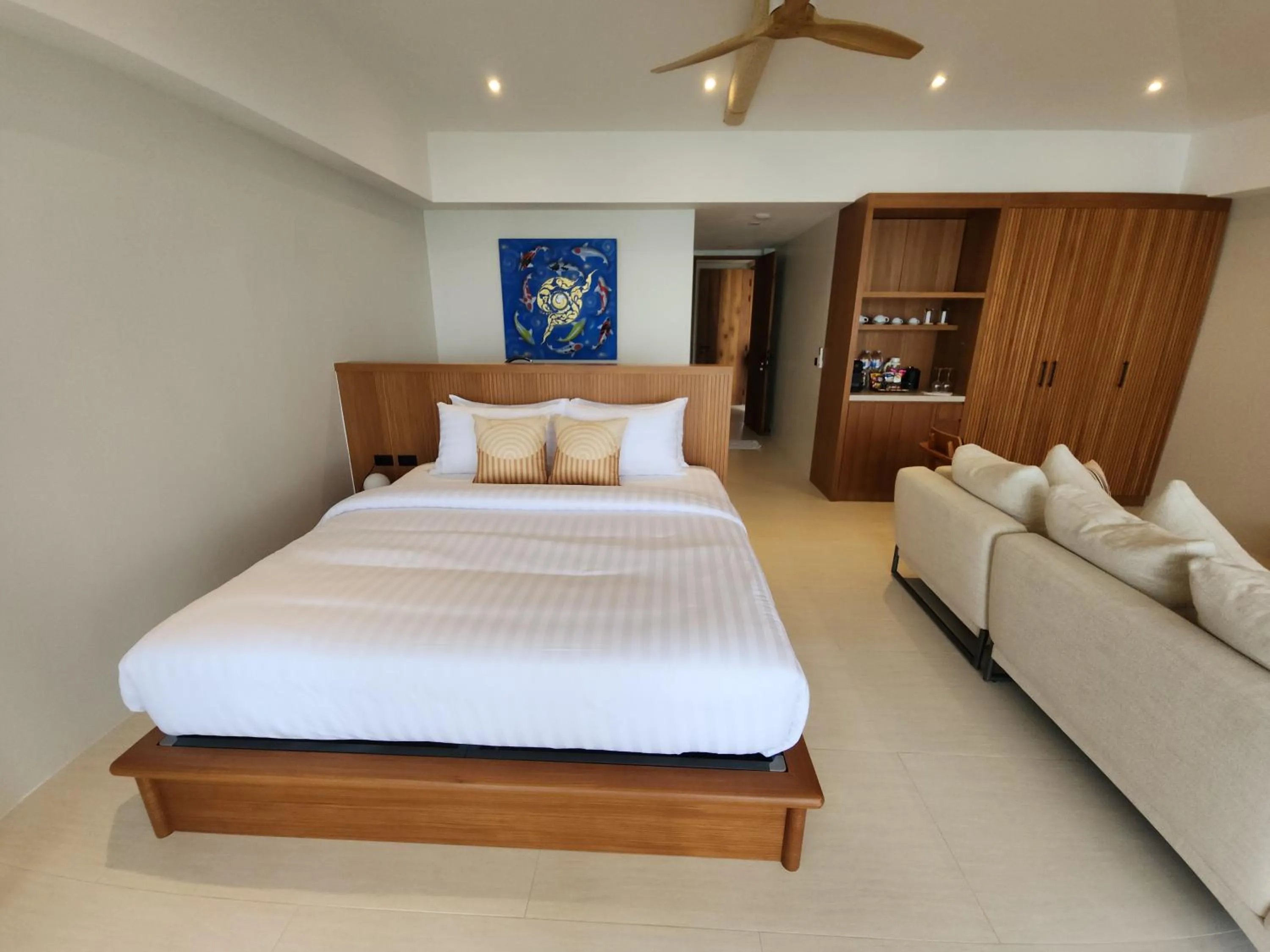 Bed in Baan Bophut Beach Hotel Samui - SHA Extra Plus