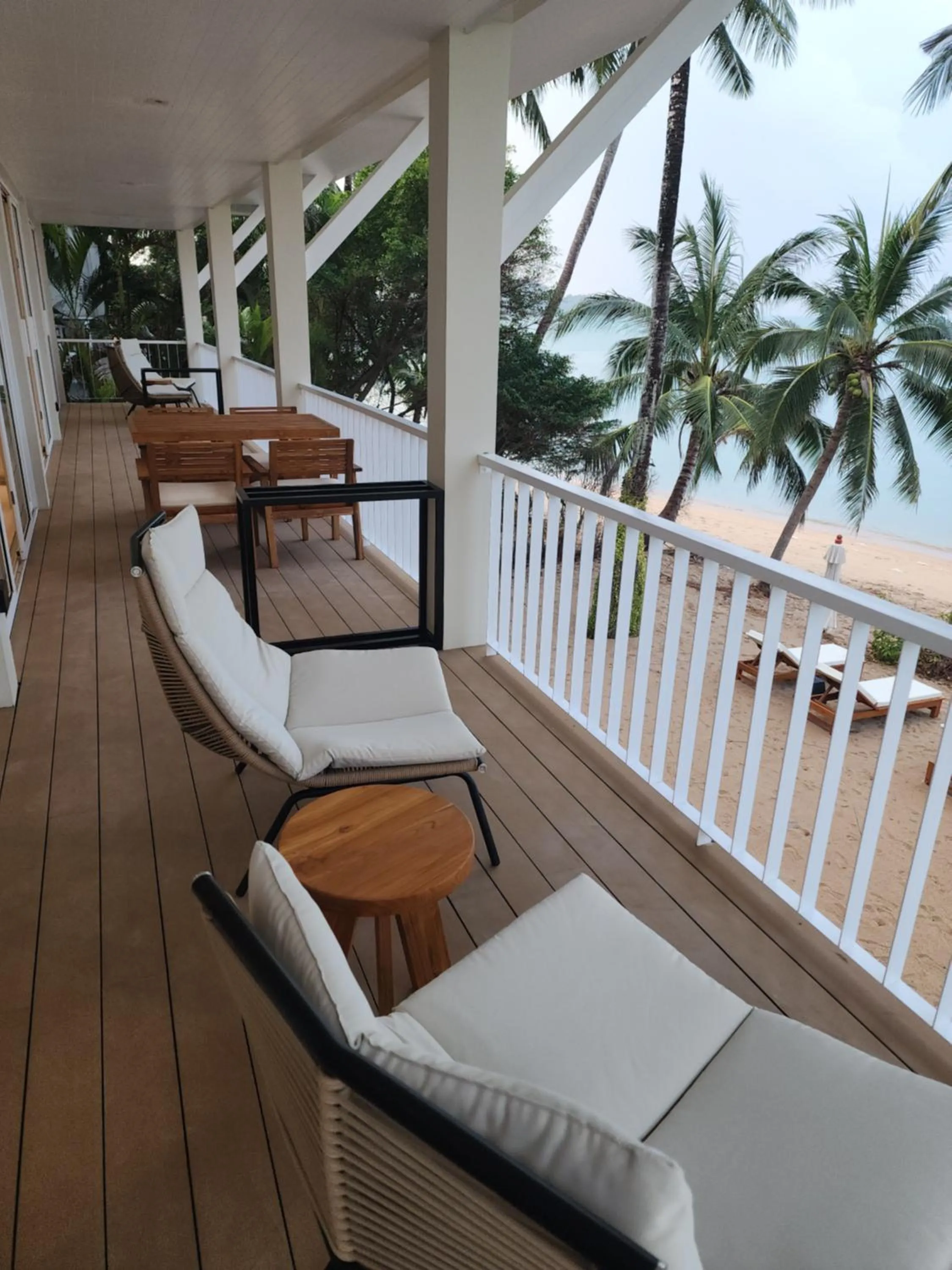 Patio in Baan Bophut Beach Hotel Samui - SHA Extra Plus