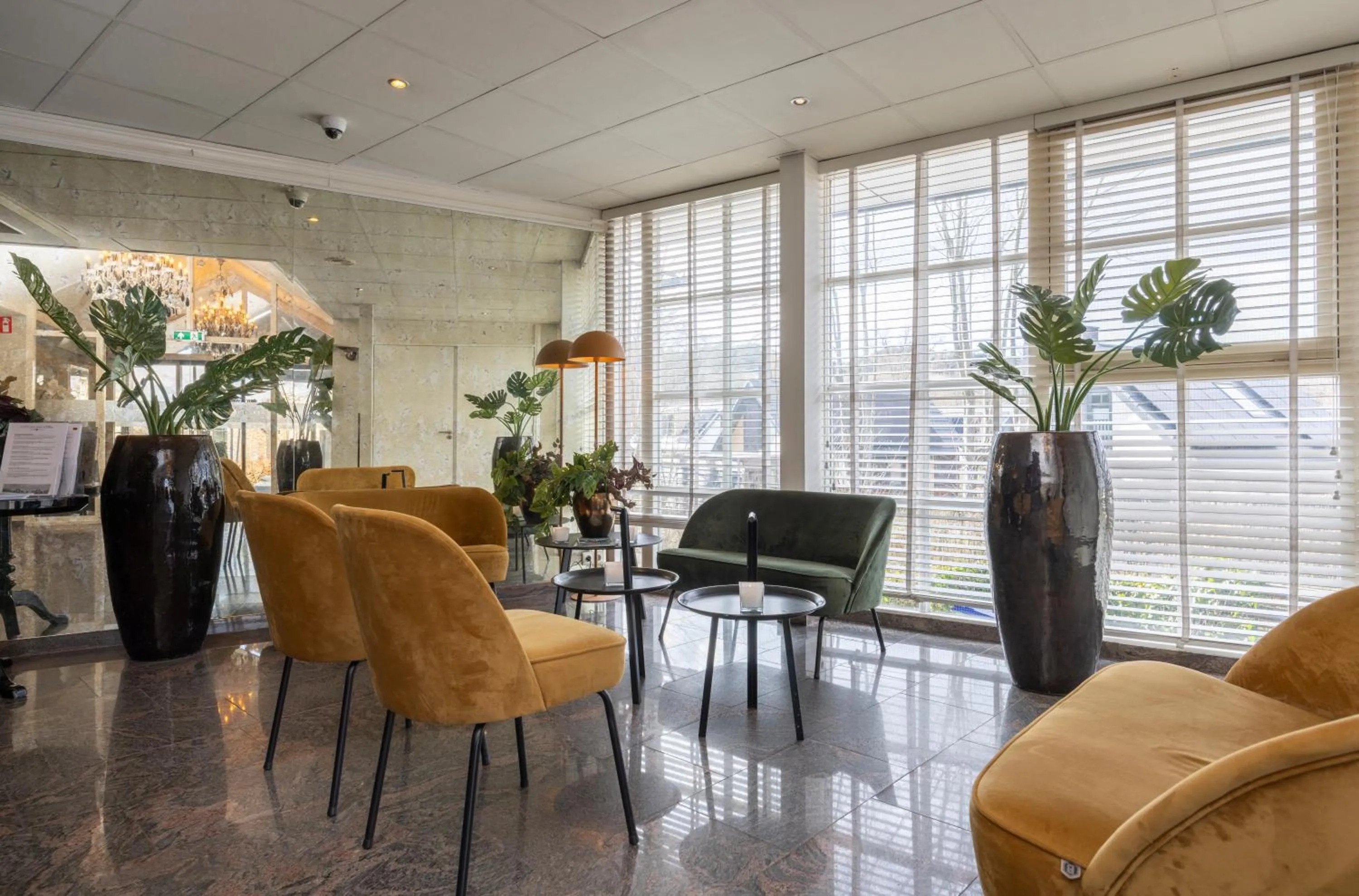 Lobby or reception in Fletcher Hotel Jan van Scorel