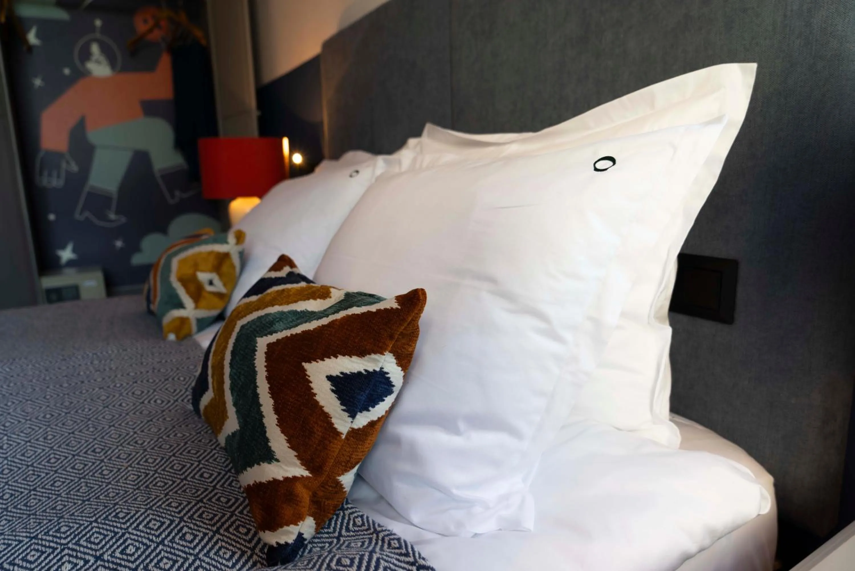 Decorative detail, Bed in Maria Luisa by INTROVERT HOTELS