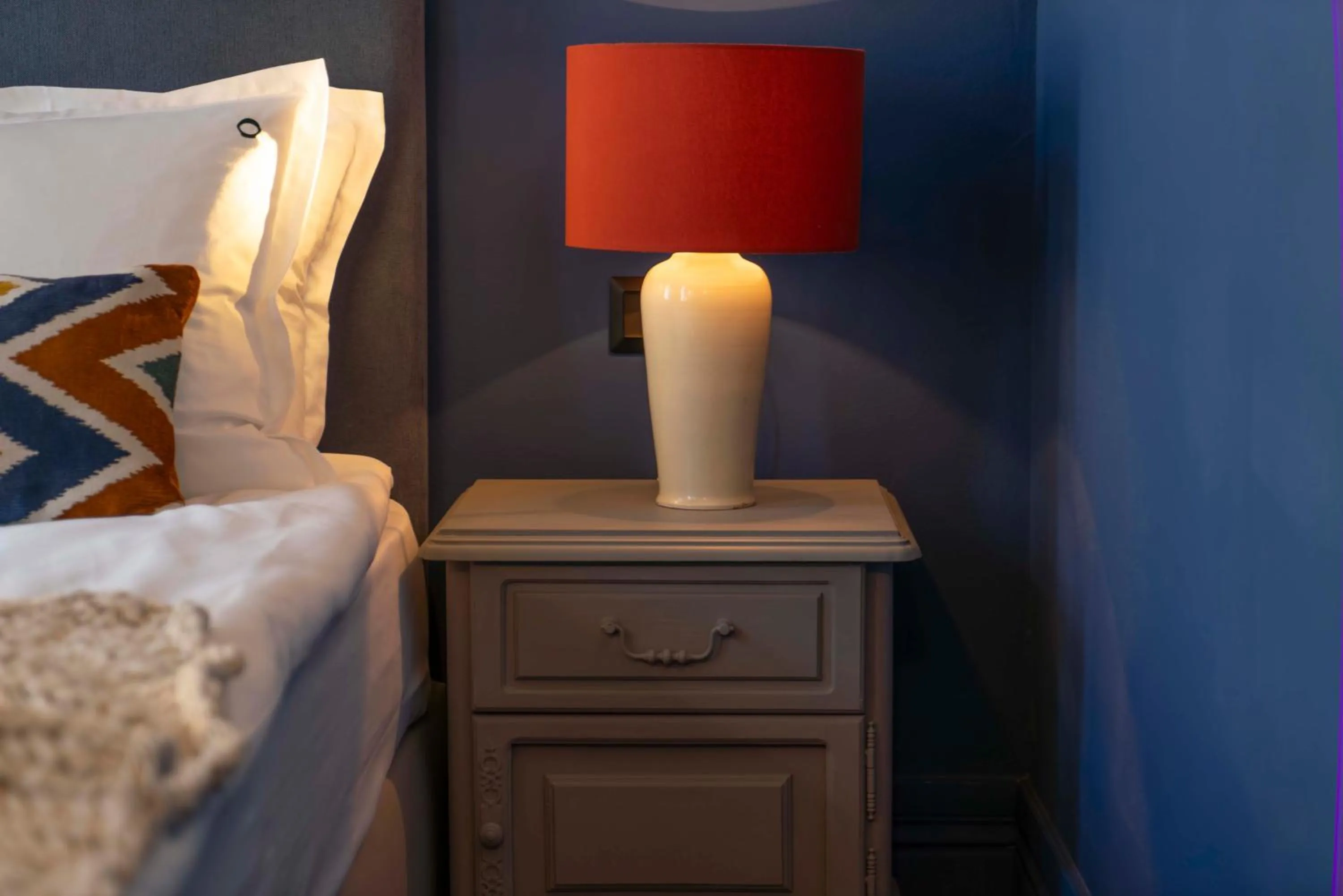 Decorative detail, Bed in Maria Luisa by INTROVERT HOTELS