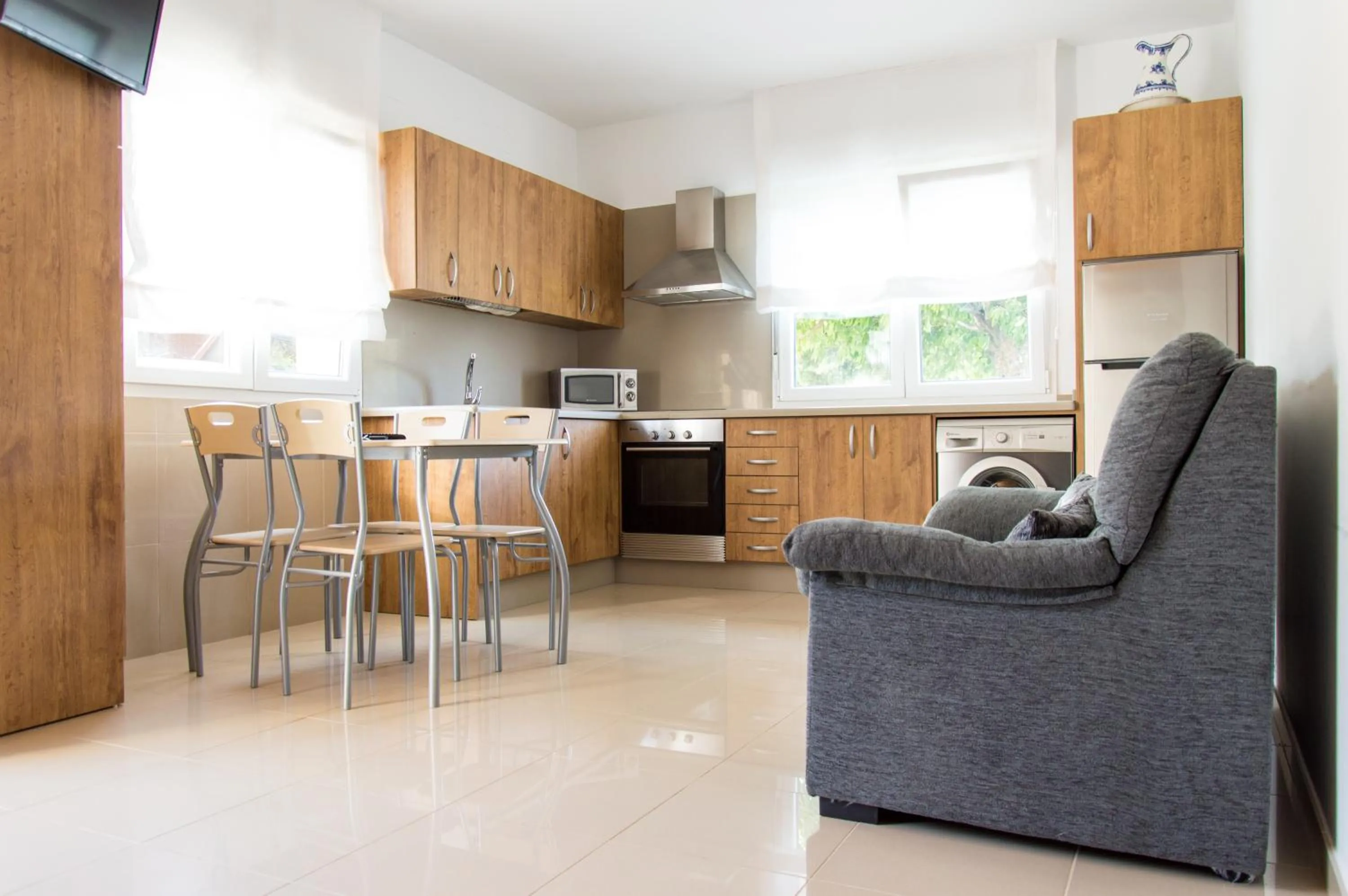 Kitchen or kitchenette in Casa Codesal Apartamentos