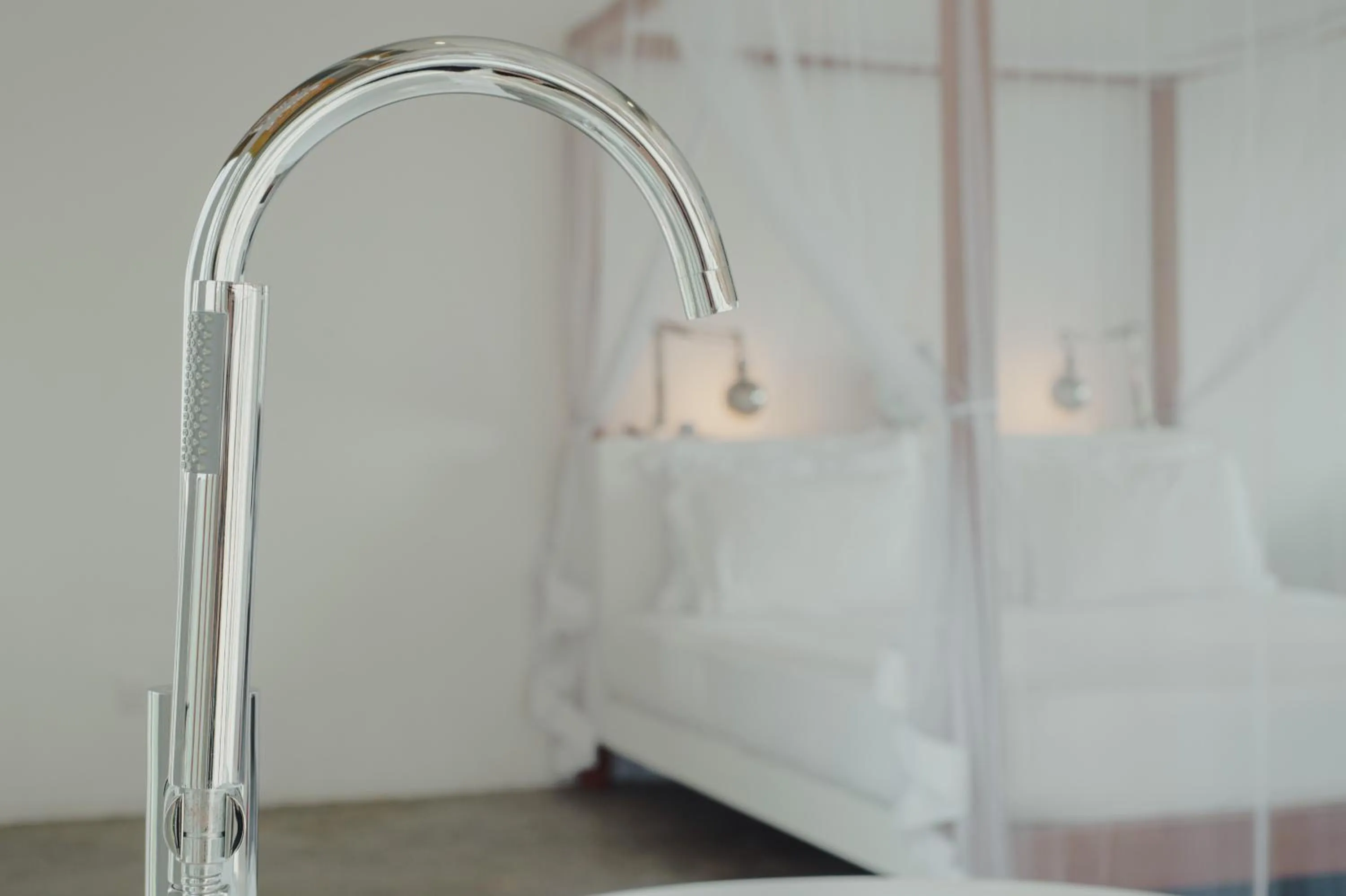 Bathroom, Bed in Villa Amma Erna - Galle