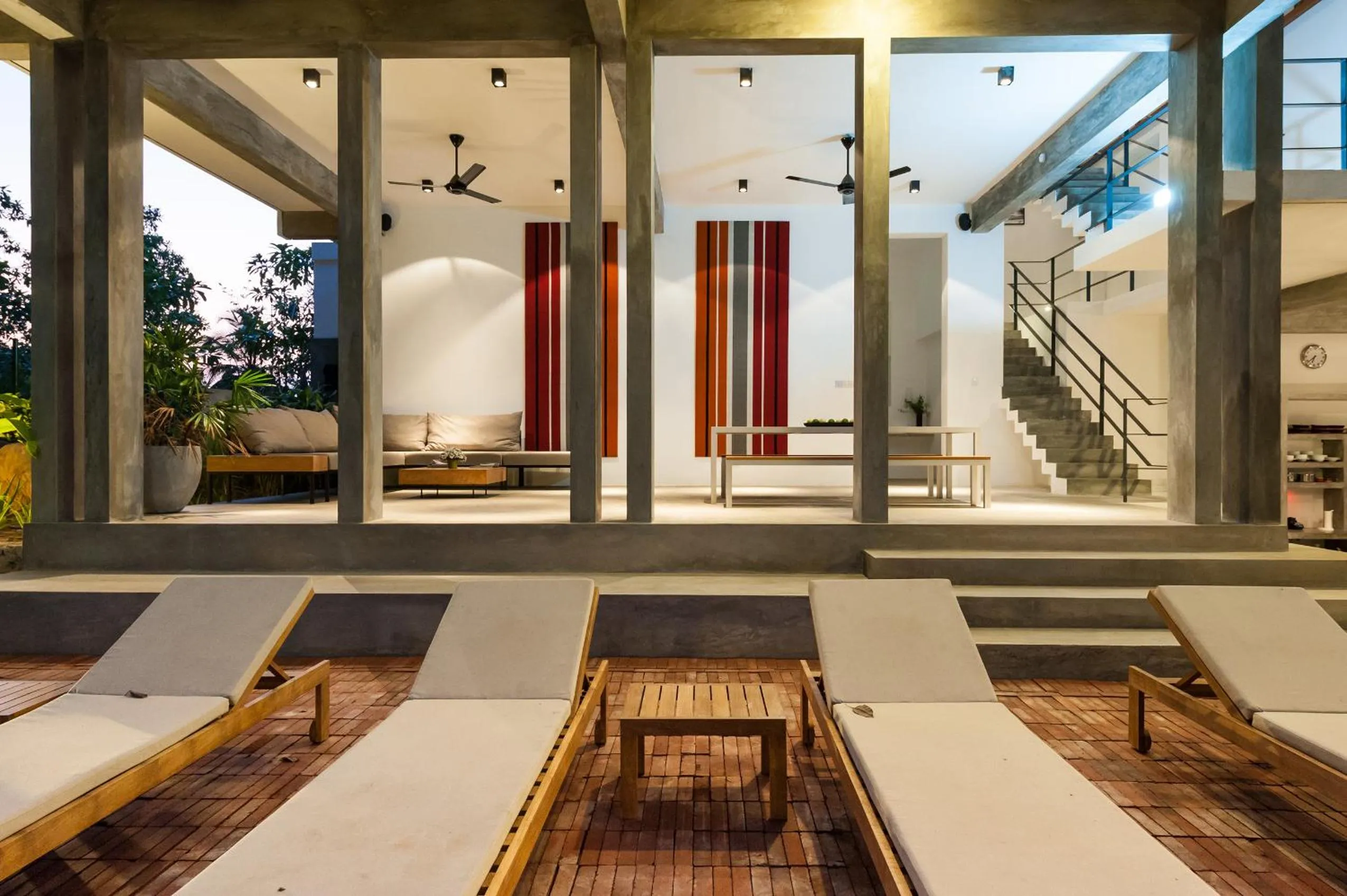 Balcony/Terrace in Villa Amma Erna - Galle