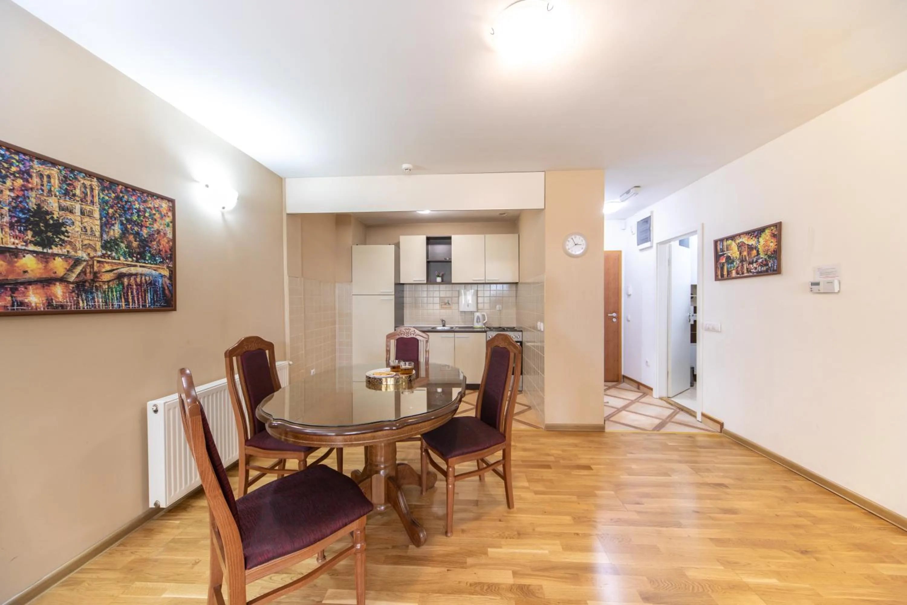 Dining area in F Apartmani Kragujevac