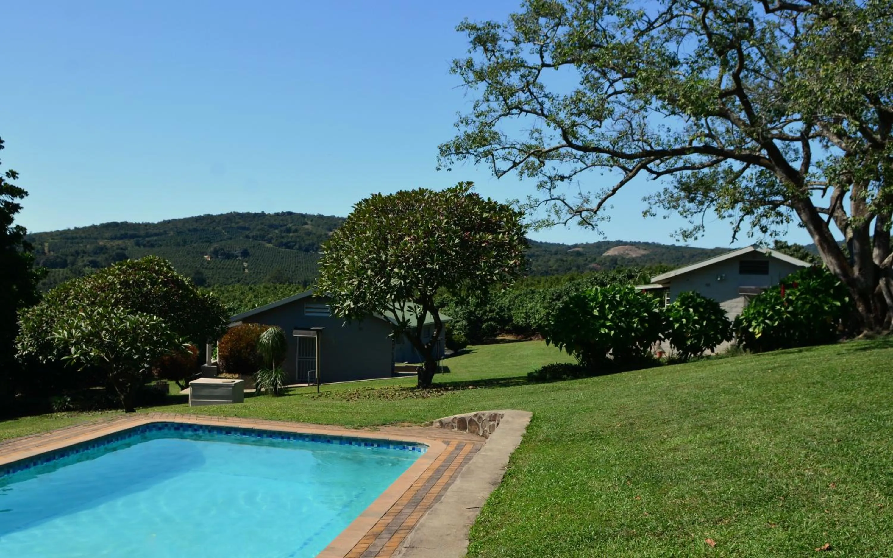 Garden view in Oppi Plaas